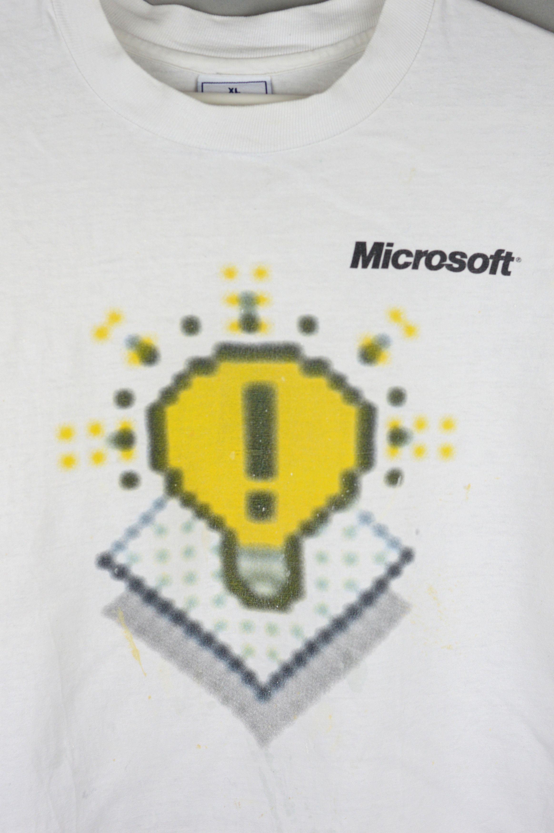 Vintage Vintage Microsoft 90s t shirt Size US XL / EU 56 / 4 - 2 Thumbnail