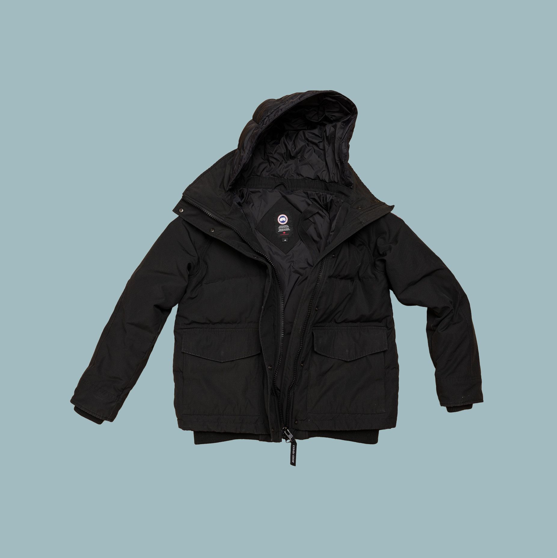 Canada Goose CANADA GOOSE DEEP COVE ARTIC DOWN BOMBER JACKET 5805L BLACK Size L / US 10 / IT 46 - 3 Thumbnail