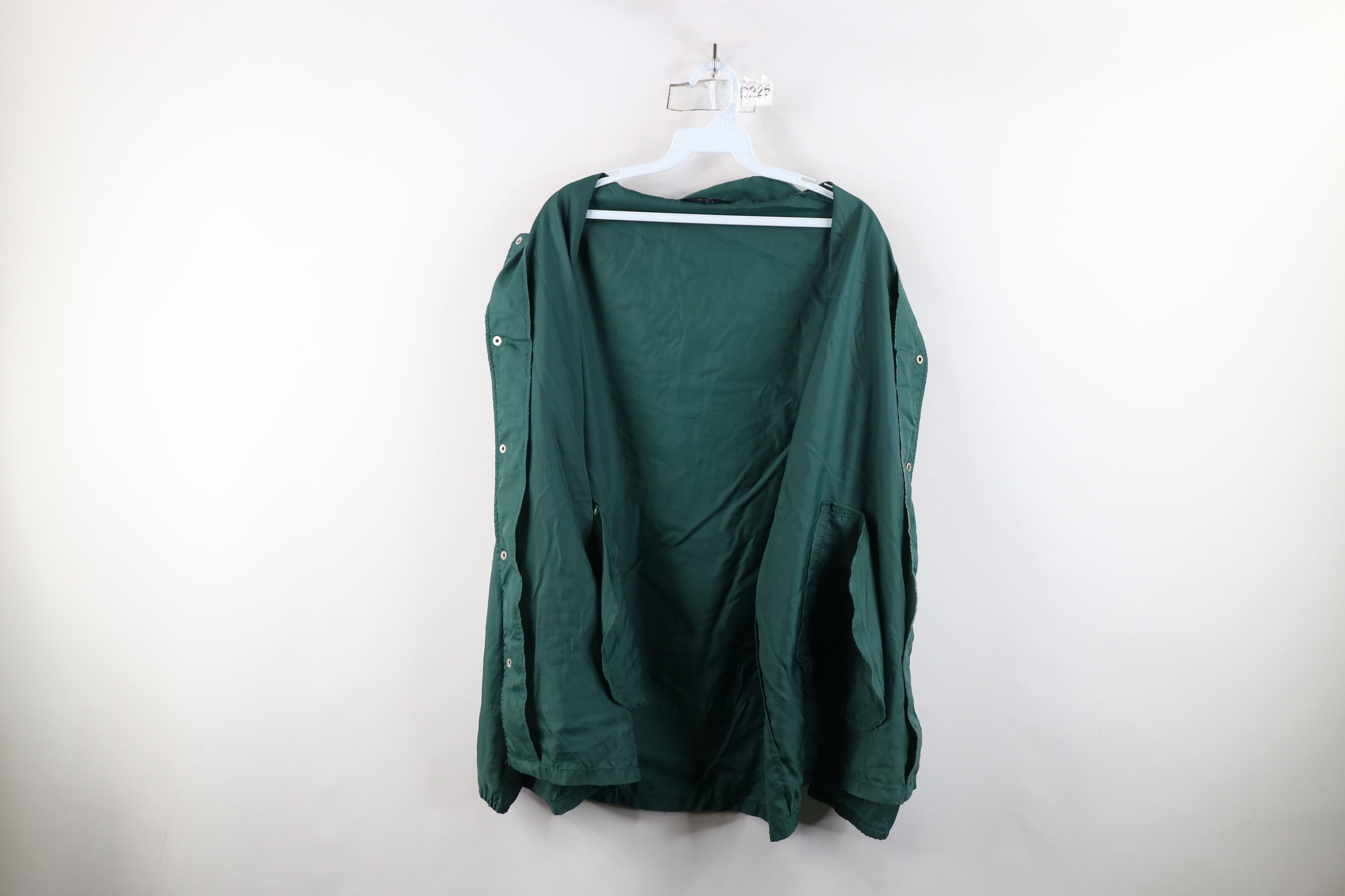Vintage Vintage 70s Streetwear Coaches Windbreaker Jacket Green Size US L / EU 52-54 / 3 - 10 Thumbnail