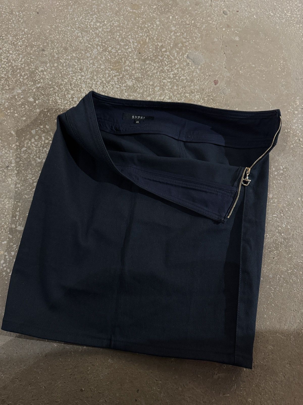 Gucci Gucci by Tom Ford denim skirt 2005 Size 30" / US 8 / IT 44 - 9 Thumbnail