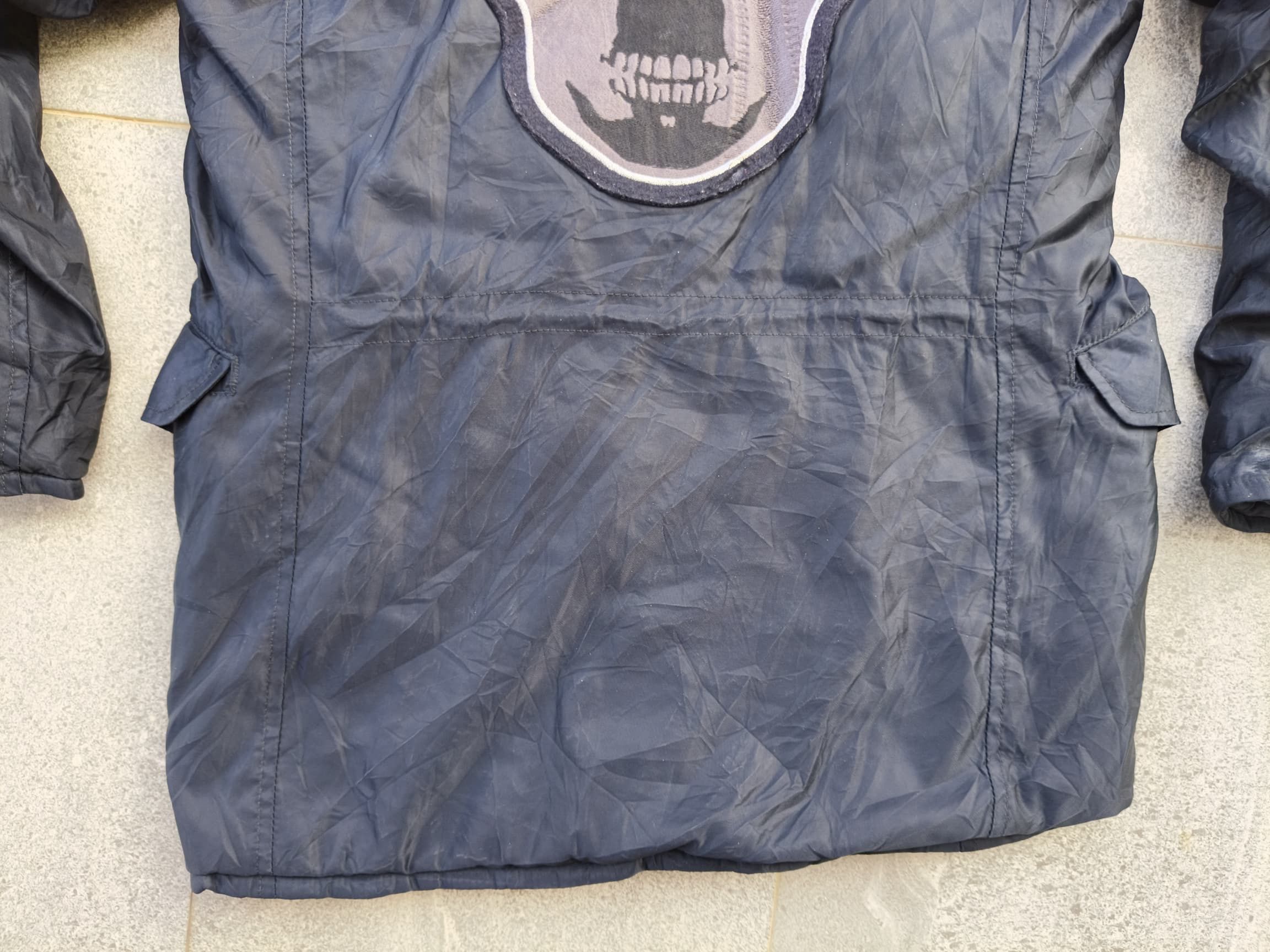 Lucien Pellat-Finet Lucien Pellat-Finet Skull Patched Hooded Bomber Jacket Size US XS / EU 42 / 0 - 14 Thumbnail
