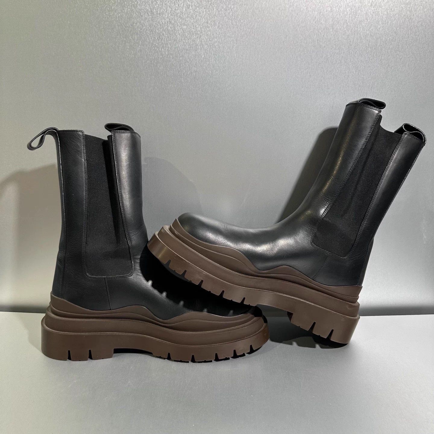 Bottega Veneta BV New Camel Platform Ankle Boot Size US 9 / IT 39 - 4 Thumbnail