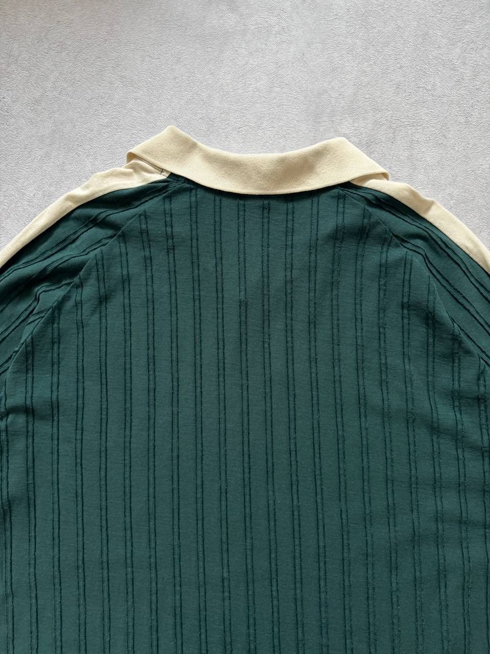 Puma Puma Striped Long Sleeve Retro Jersey Polo Shirt 2XL Size US XXL / EU 58 / 5 - 7 Thumbnail