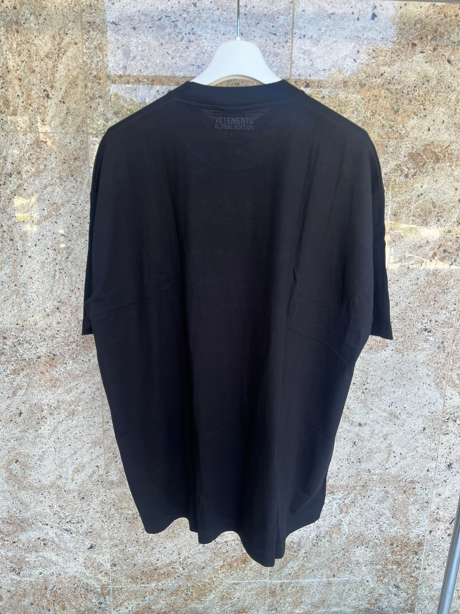 Vetements Dollar Long Sleeve Logo T-Shirt LS in Black Size US XL / EU 56 / 4 - 13 Thumbnail