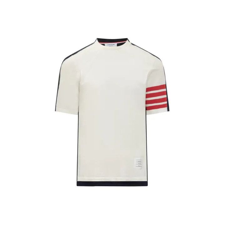 Thom Browne Thom Browne Striped Short Sleeve T-Shirt Size US S / EU 44-46 / 1 - 1 Thumbnail