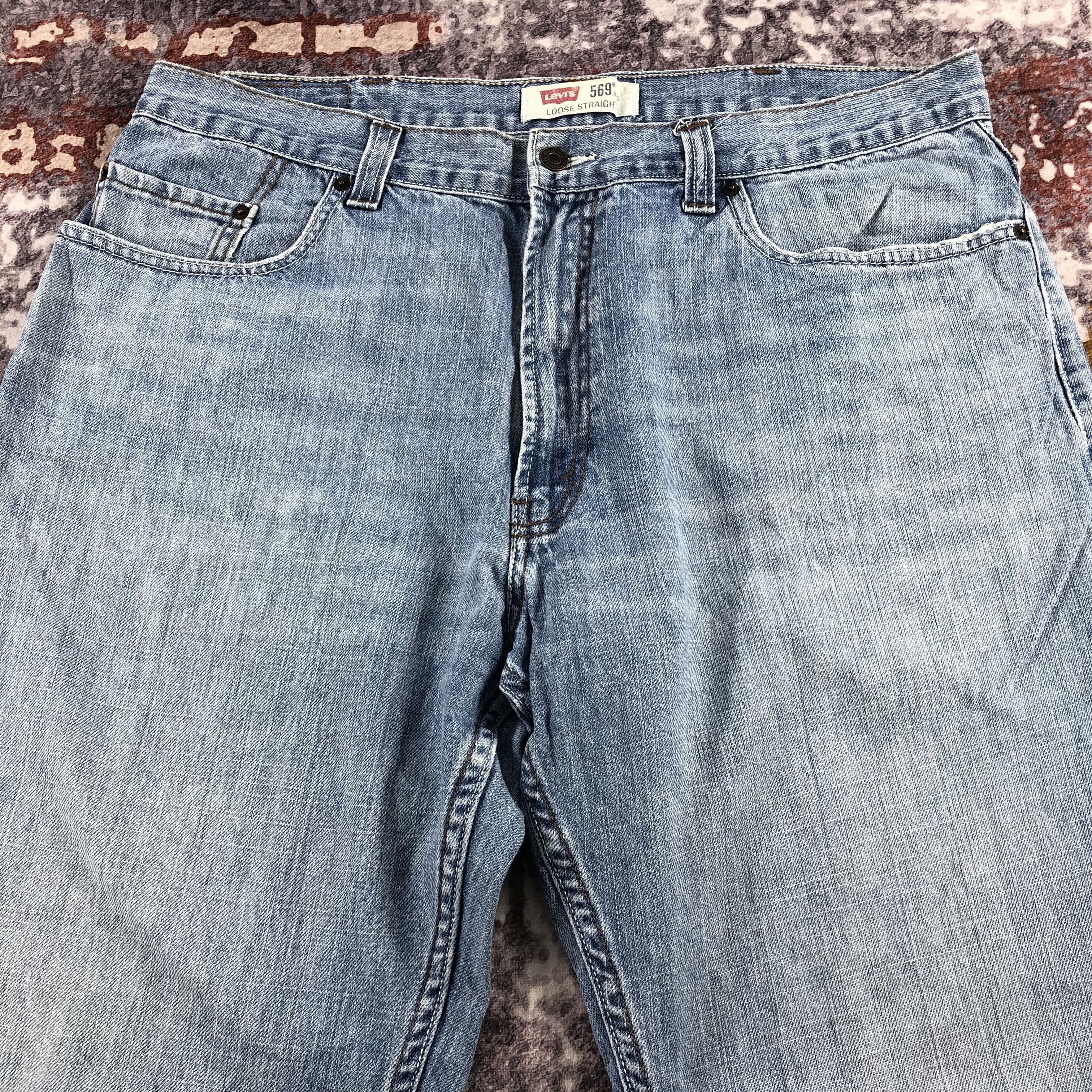 Levi's × Vintage Vintage Blue Wash Levis 569 Jeans-JM2238 Size US 40 / EU 56 - 3 Thumbnail