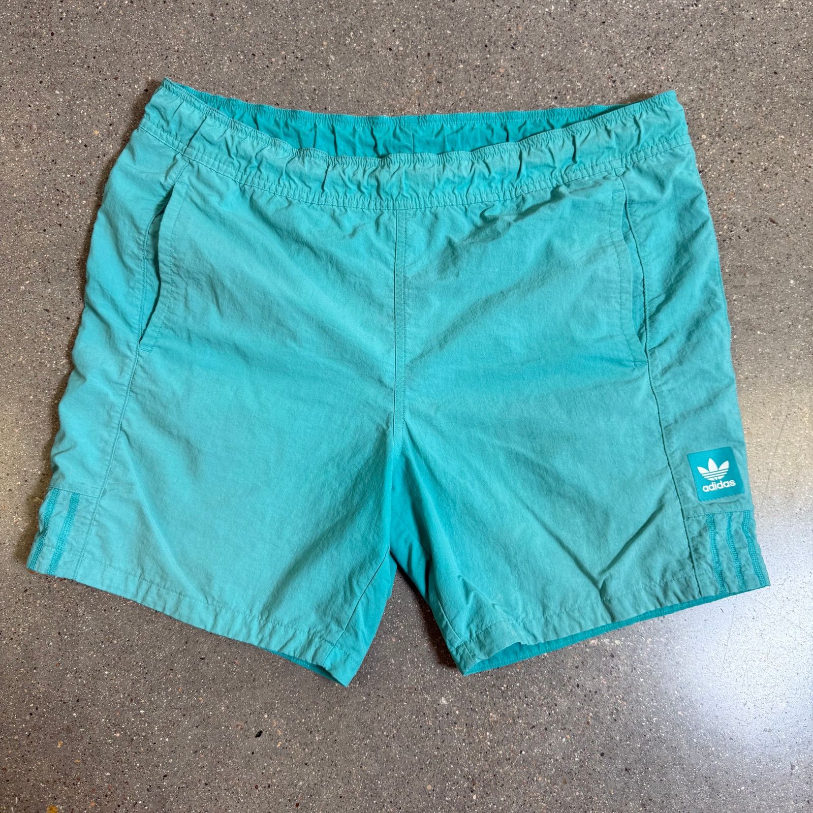 Adidas Adidas Skateboarding 2018 Teal Mesh Shorts XL Street Trefoil Size US 36 / EU 52 - 1 Thumbnail