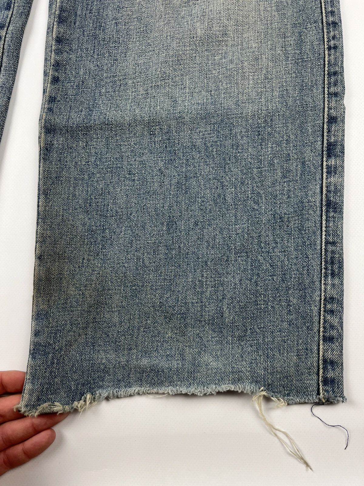 Ecko Unltd. × JNCO × Japanese Brand Vintage Faded Baggy Distressed Jeans Ed Hardy Style Denim Y2K Size US 30 / EU 46 - 14 Thumbnail