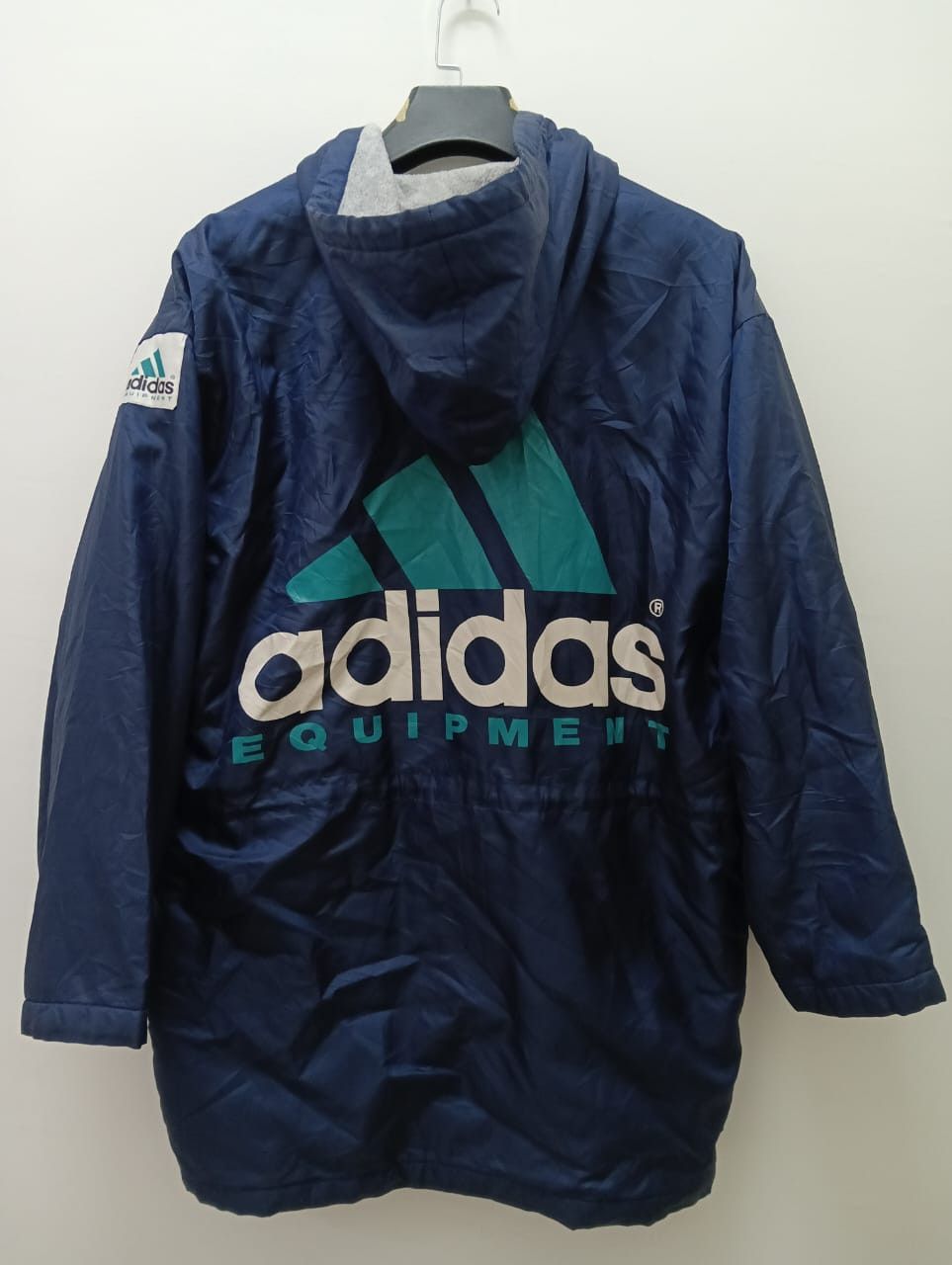 Vintage 🔥Vintage 90s Adidas Equipment Hooded Button Up Japan Size US XL / EU 56 / 4 - 1 Thumbnail