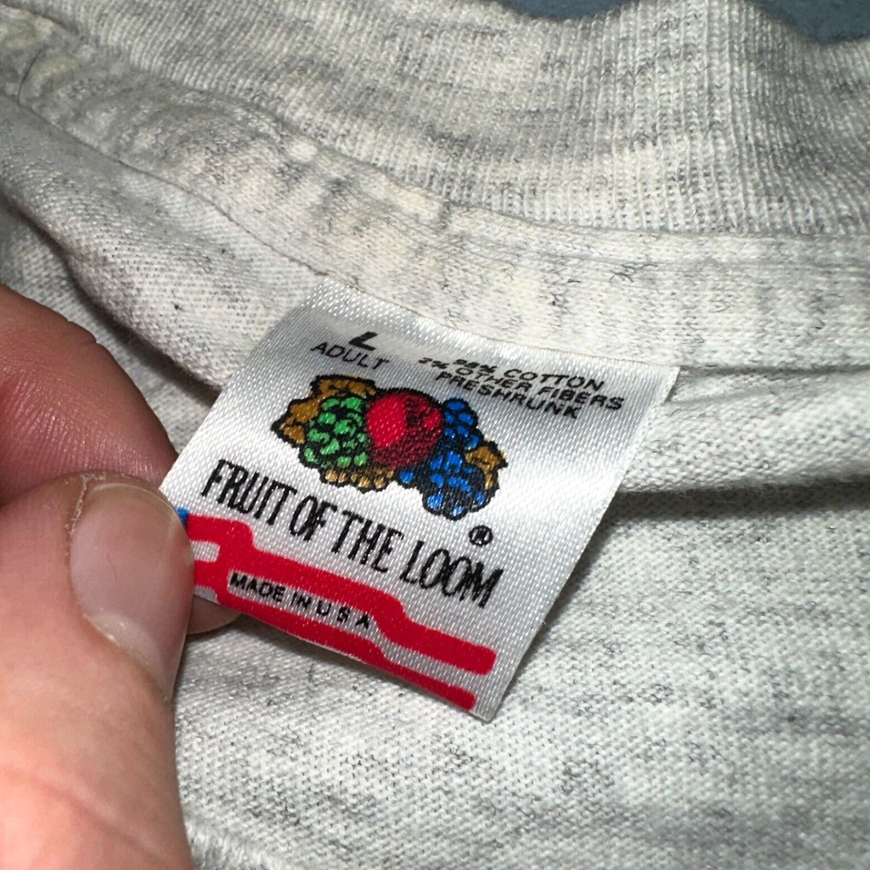 Fruit Of The Loom VINTAGE Oregon Fire Service Museum T Shirt 90s Single Stitch Salem PDX Firefighter L Gray Crew Neck Short Sleeve Fruit of the Loom Men shirt Size US L / EU 52-54 / 3 - 7 Thumbnail