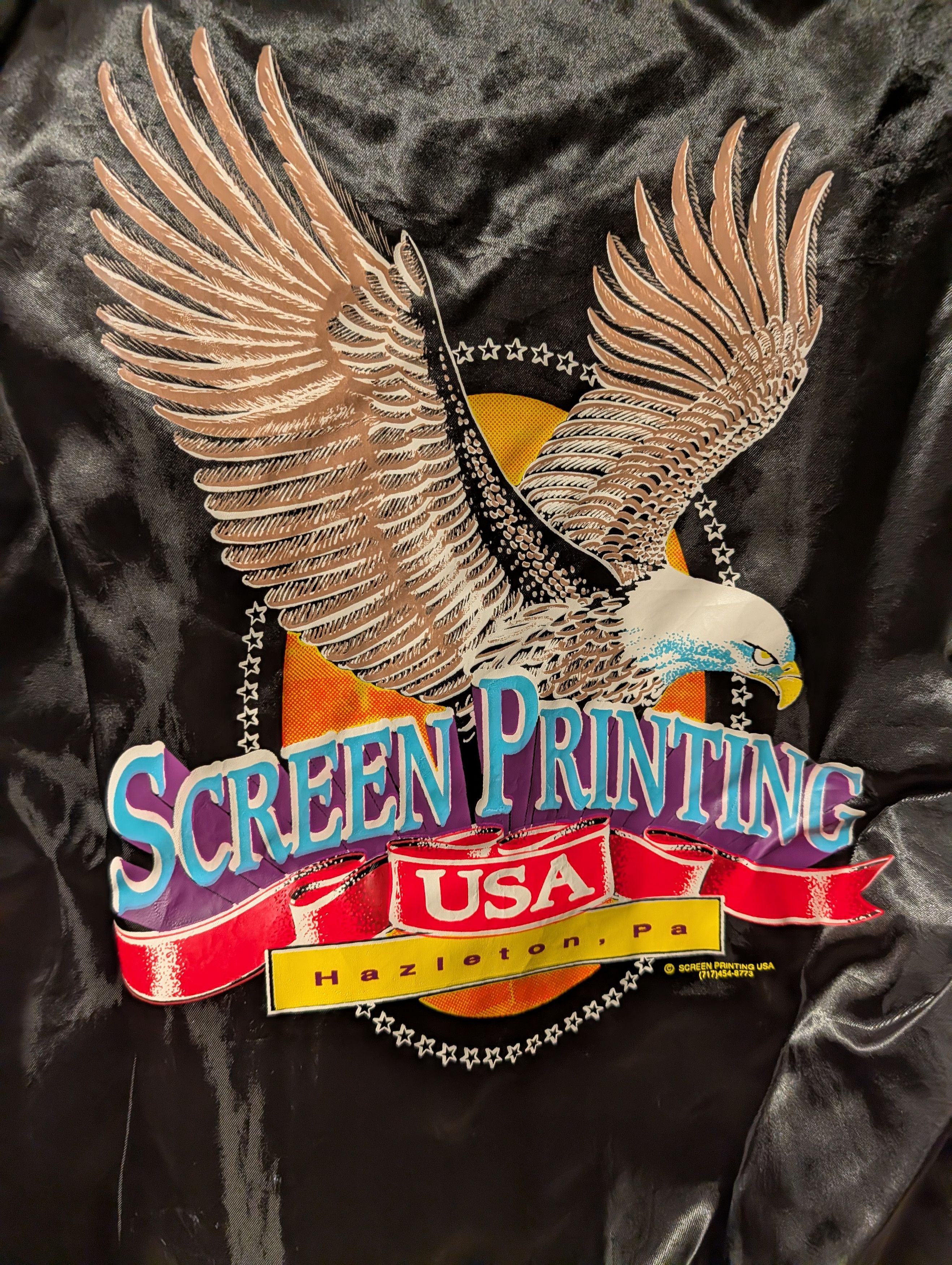 Vintage Vintage Auburn Sportswear Satin Bomber Jacket Printing Size US L / EU 52-54 / 3 - 2 Thumbnail