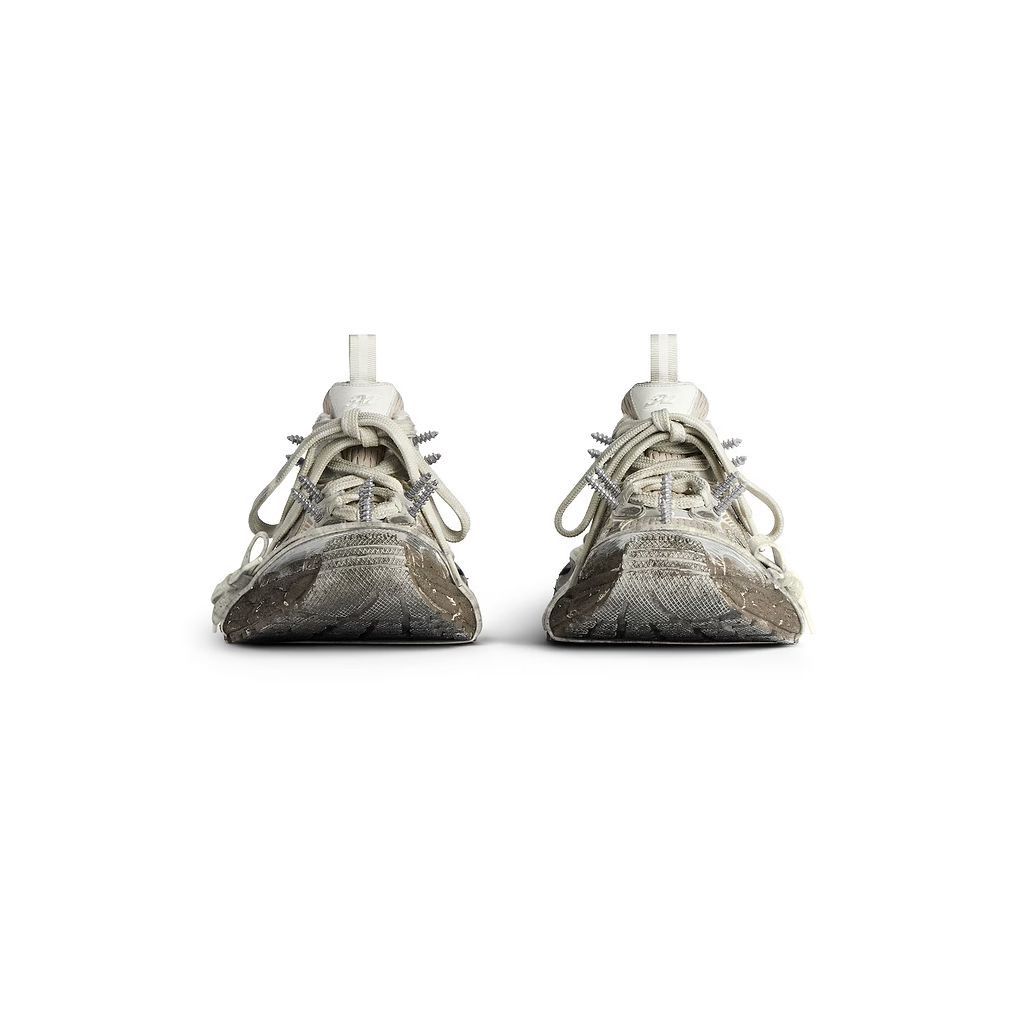 Balenciaga o1bcso1str0126 3XL Spikes Sneakers in White/Beige Size US 7 / EU 40 - 3 Thumbnail