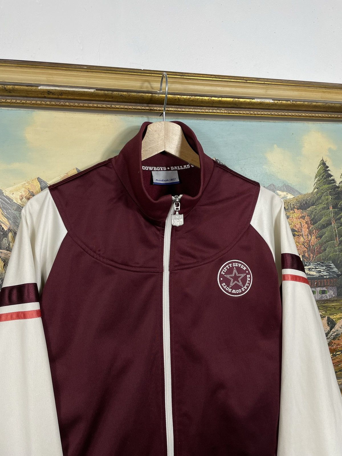 NFL × Reebok × Vintage Reebok NFL Zip Sweatshirt Crewneck Vintage Y2k Cyber Casual Size S / US 4 / IT 40 - 4 Thumbnail