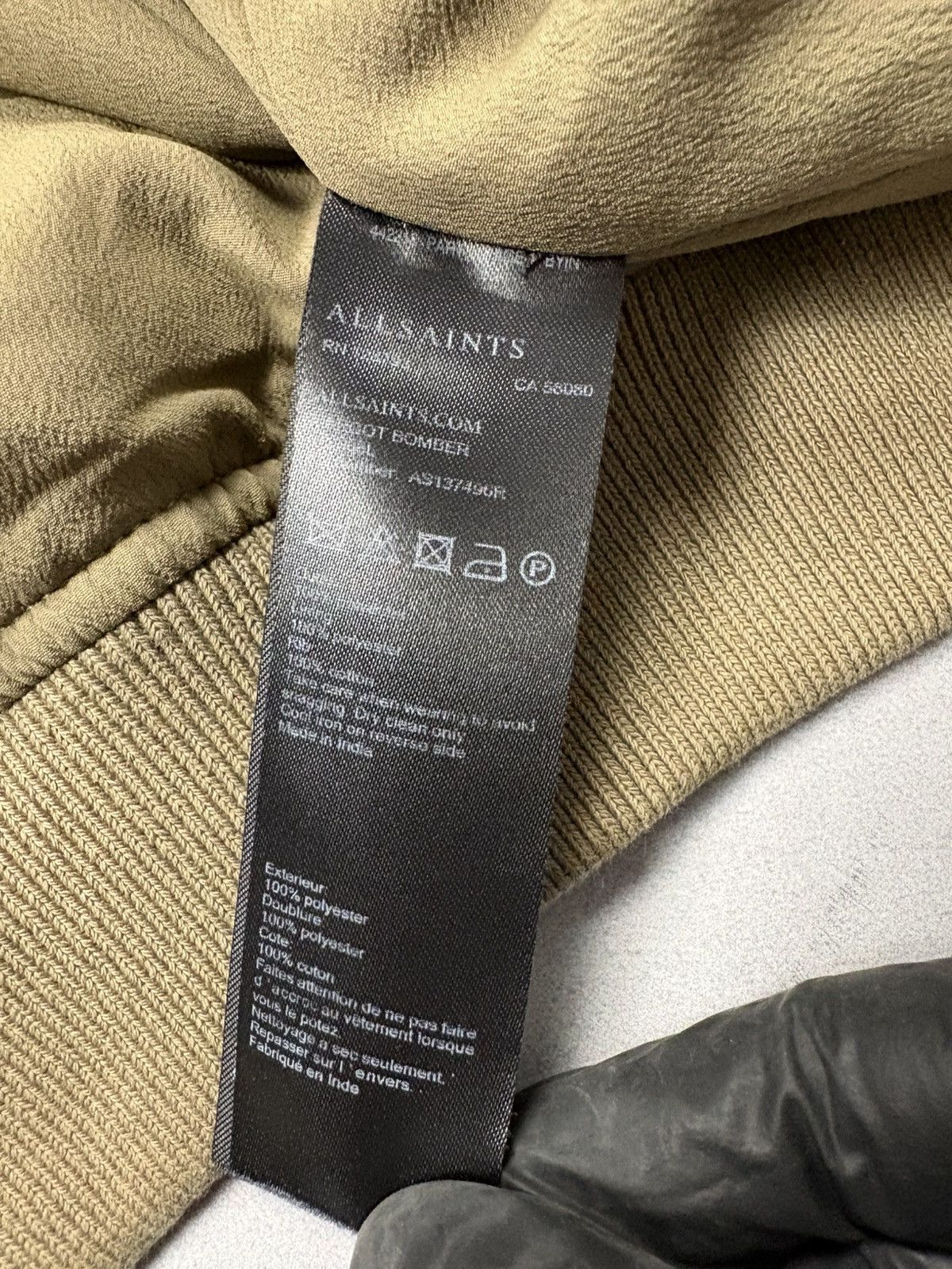 Allsaints AllSaints Embroidered Floral Bomber Jacket Cropped MA1 Zip S Size S / US 4 / IT 40 - 12 Thumbnail
