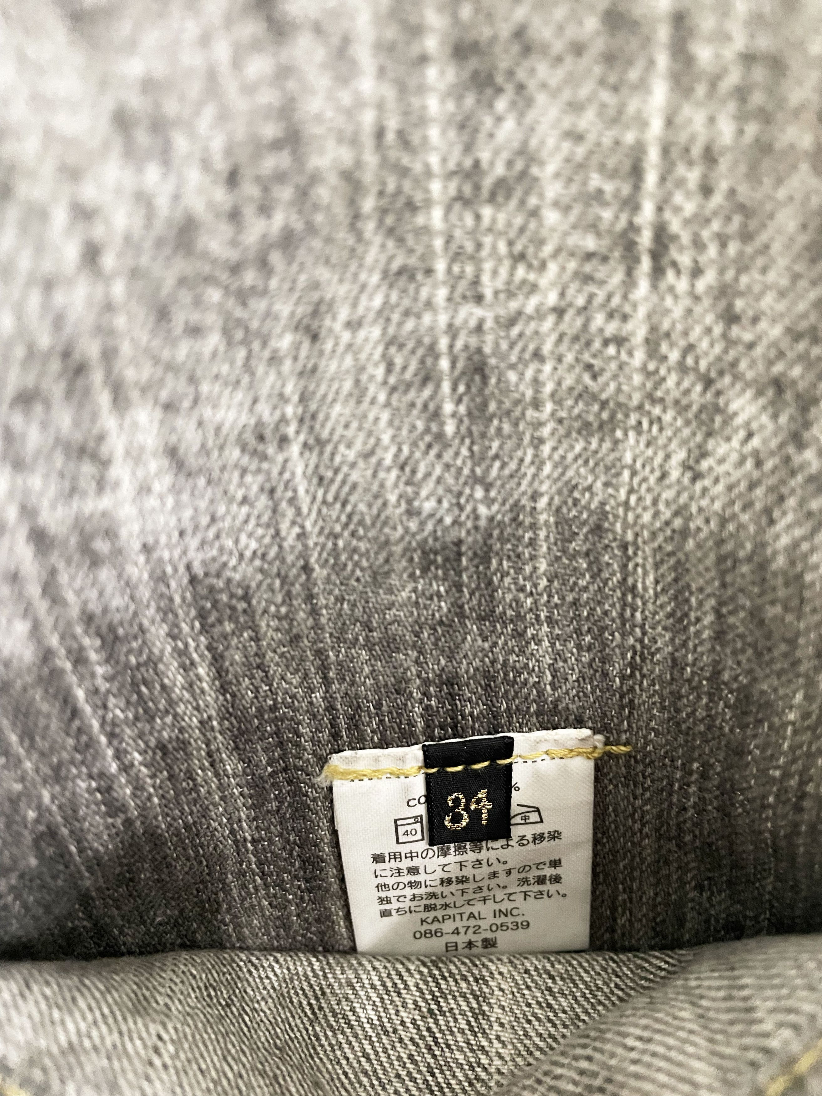 Kapital Grey Denim Size US 32 / EU 48 - 9 Thumbnail