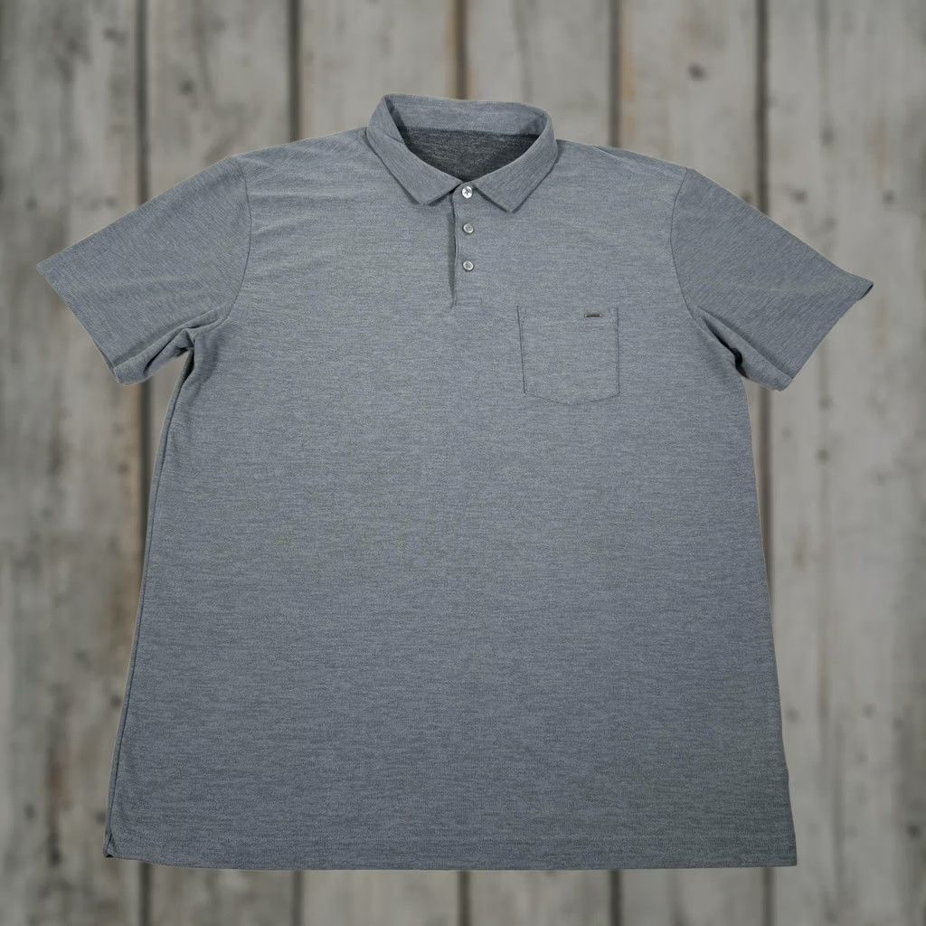 Vuori Vuori Polo Shirt Mens XL Gray Heathered Pocket Performance Jersey Golf Casual Top Size US XL / EU 56 / 4 - 1 Thumbnail