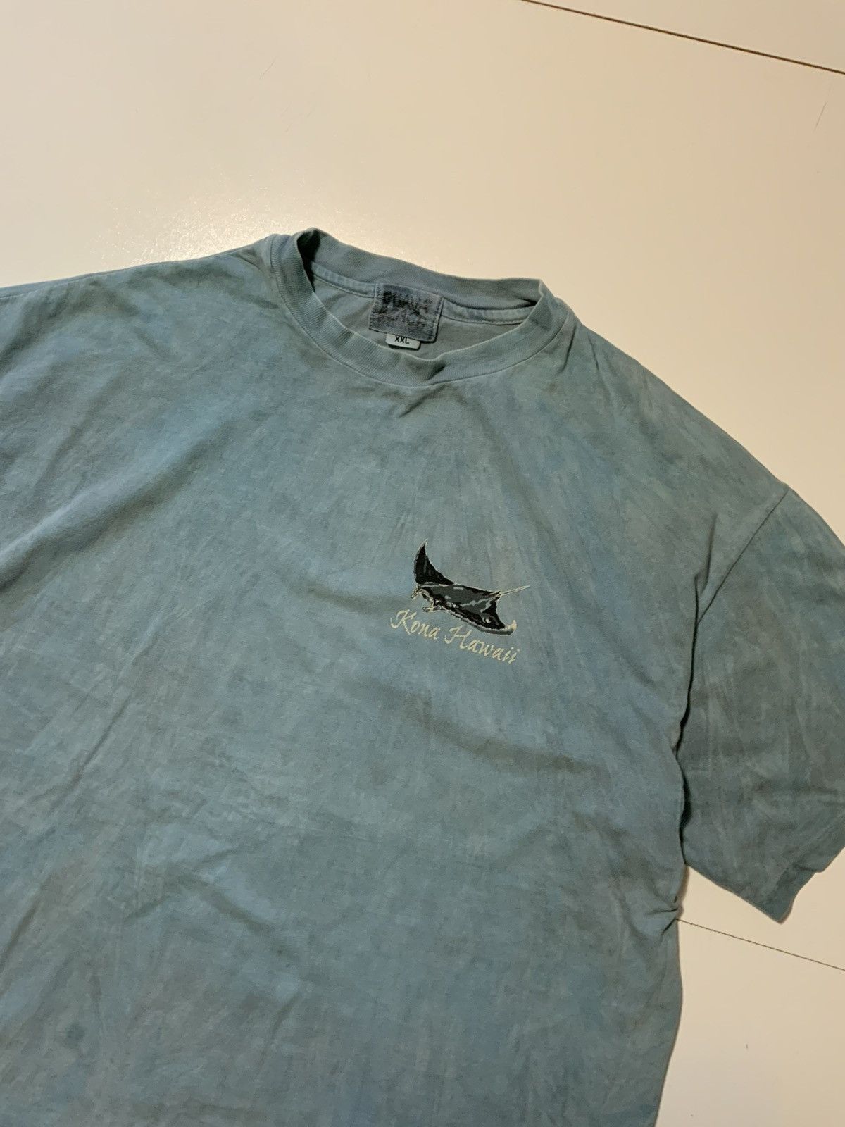 Vintage Vintage 1995 90s Jacks Diving Locker Kona Hawaii T-Shirt Size US XXL / EU 58 / 5 - 4 Thumbnail