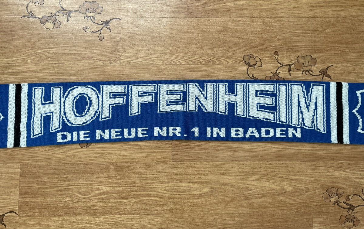 Vintage Vintage Hoffenheim Bundesliga Blue Football soccer scarf Size ONE SIZE - 4 Thumbnail