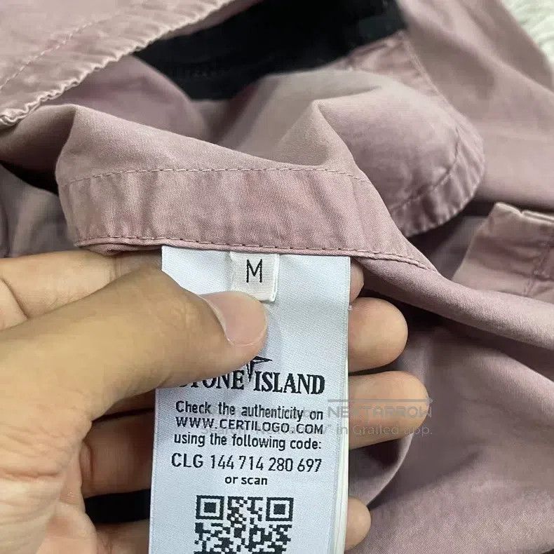 Stone Island Stone Island Double Pocket Washed Jacket Pink M Size US M / EU 48-50 / 2 - 5 Thumbnail