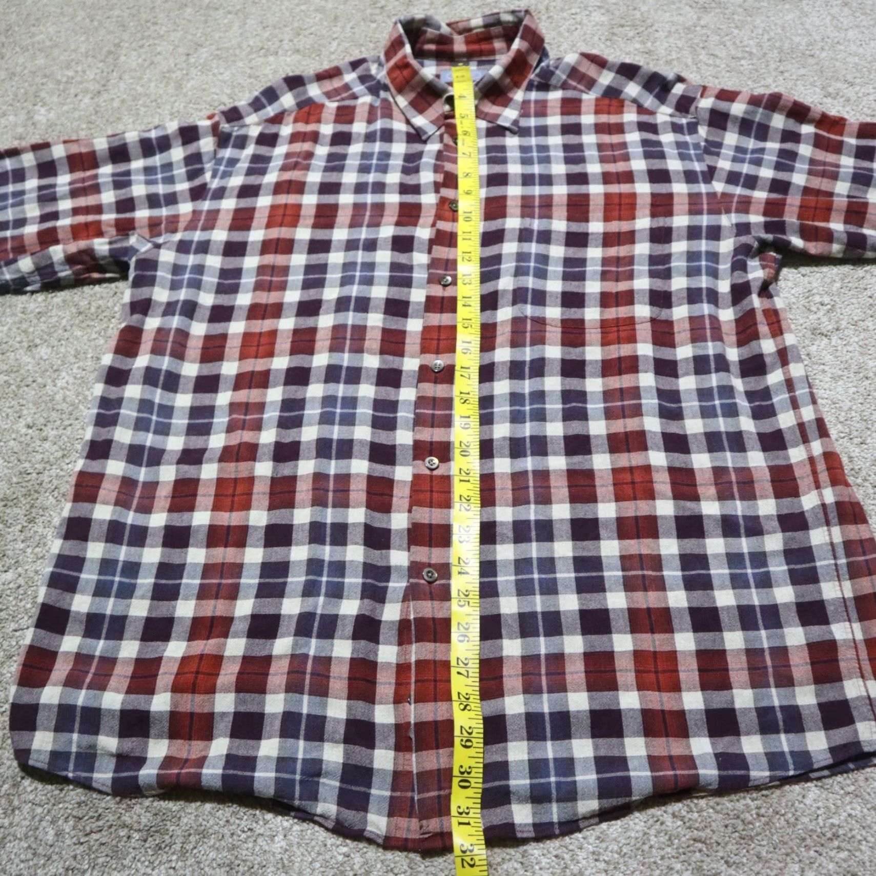 Talbots Talbots Multicolor Plaid Shirt Button-Down Long Sleeve Cotton XL Men Size US XL / EU 56 / 4 - 6 Thumbnail