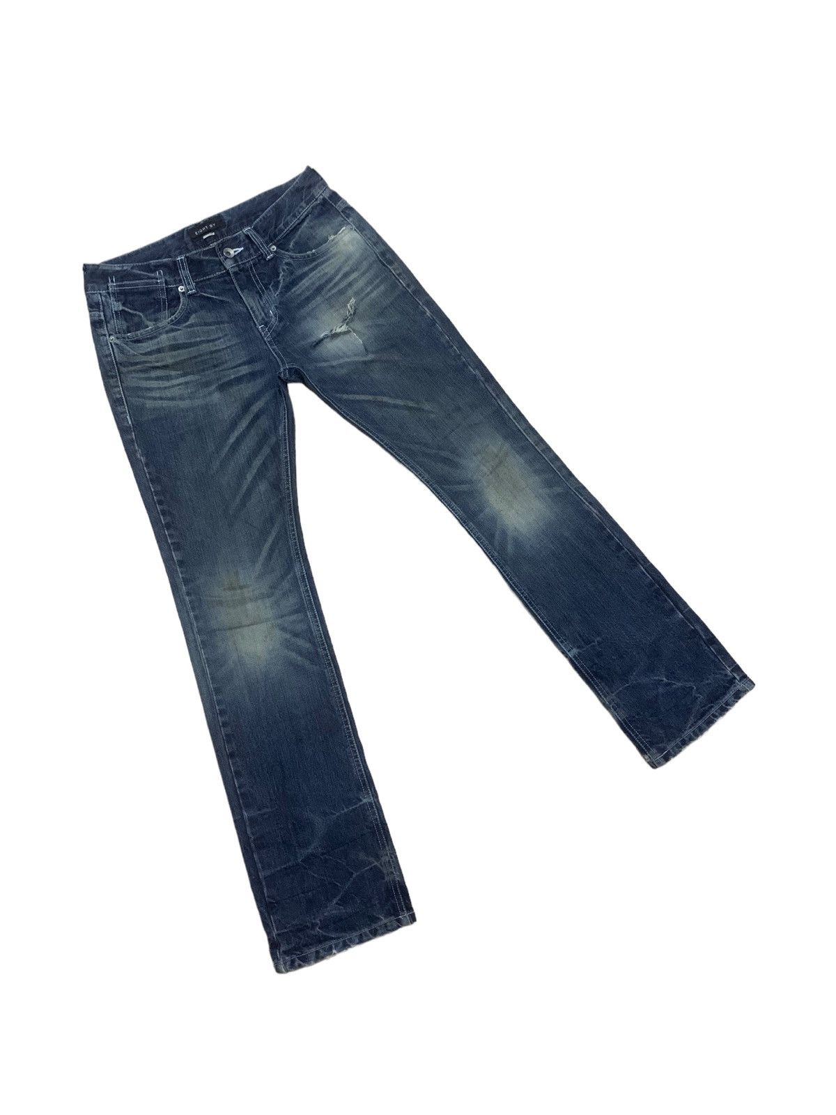 If Six Was Nine × Japanese Brand × Le Grande Bleu (L.G.B.) Vintage Japanese Eight By Distress Jeans Size US 29 - 7 Thumbnail