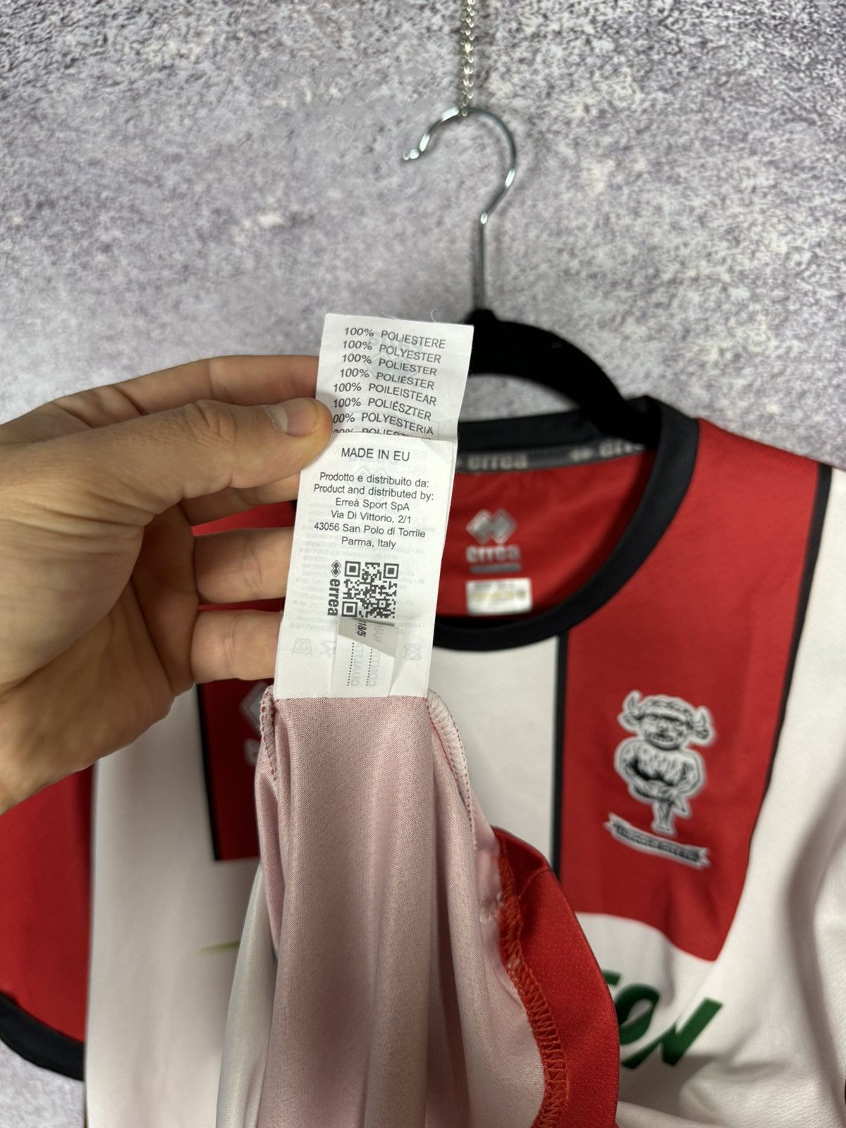 Errea × Vintage Vintage Lincoln City 2022/23 Errea Soccer Jersey Blokcore Size US XXL / EU 58 / 5 - 14 Thumbnail