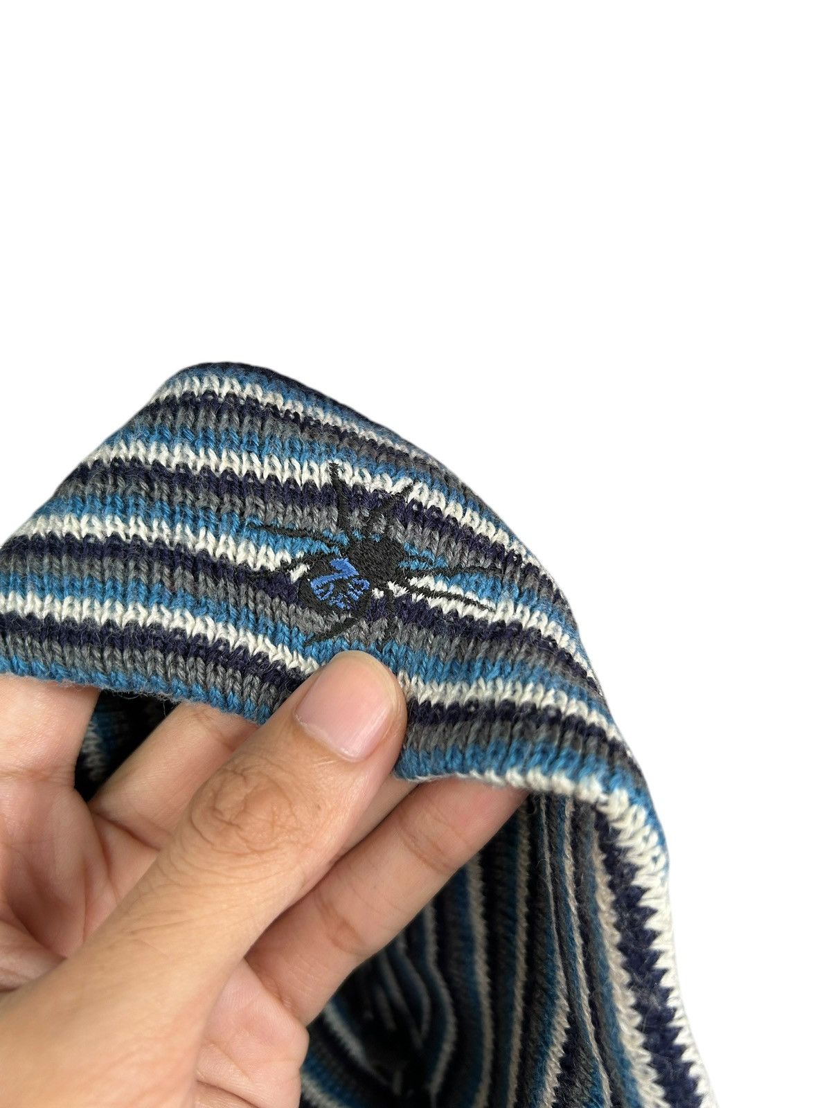 Japanese Brand × Kapital × Vintage Stripe Vintage Japanese Beanie Hats Distressed Size ONE SIZE - 4 Thumbnail