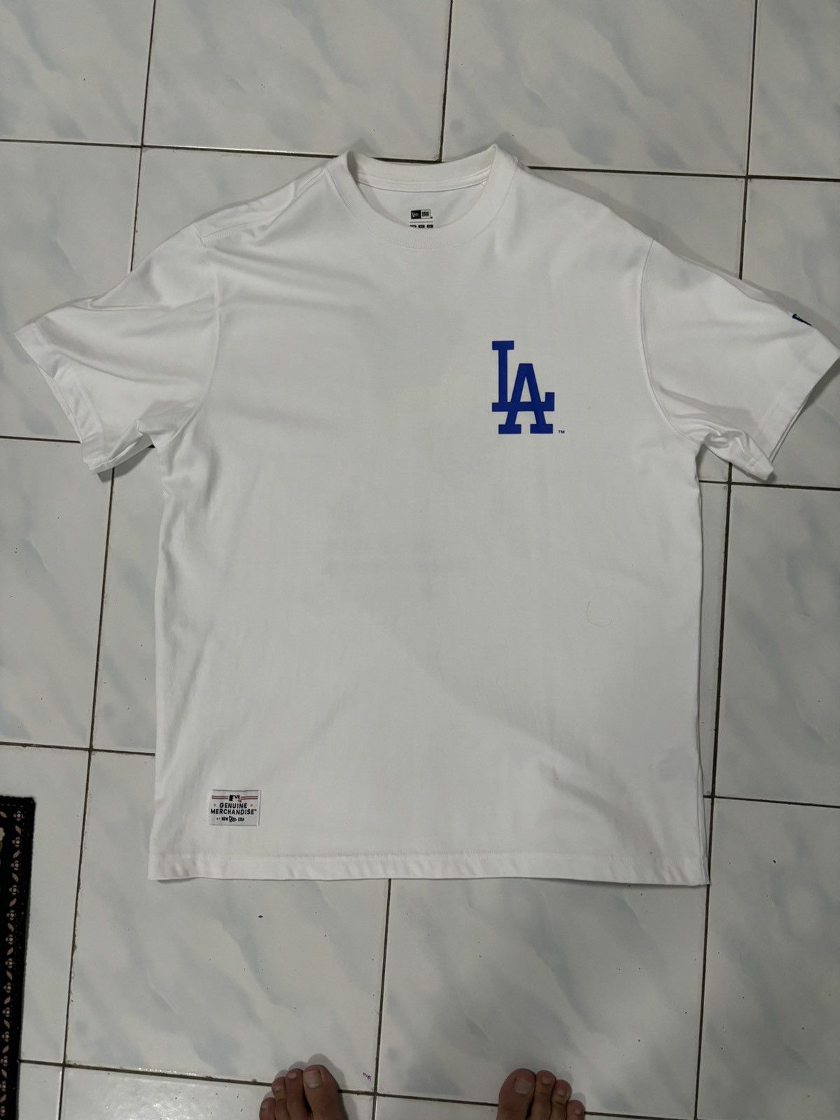 New Era LOS ANGELES DODGERS HOME CHEERING WHITE SHORT SLEEVE T-SHIRT Size US S / EU 44-46 / 1 - 4 Thumbnail