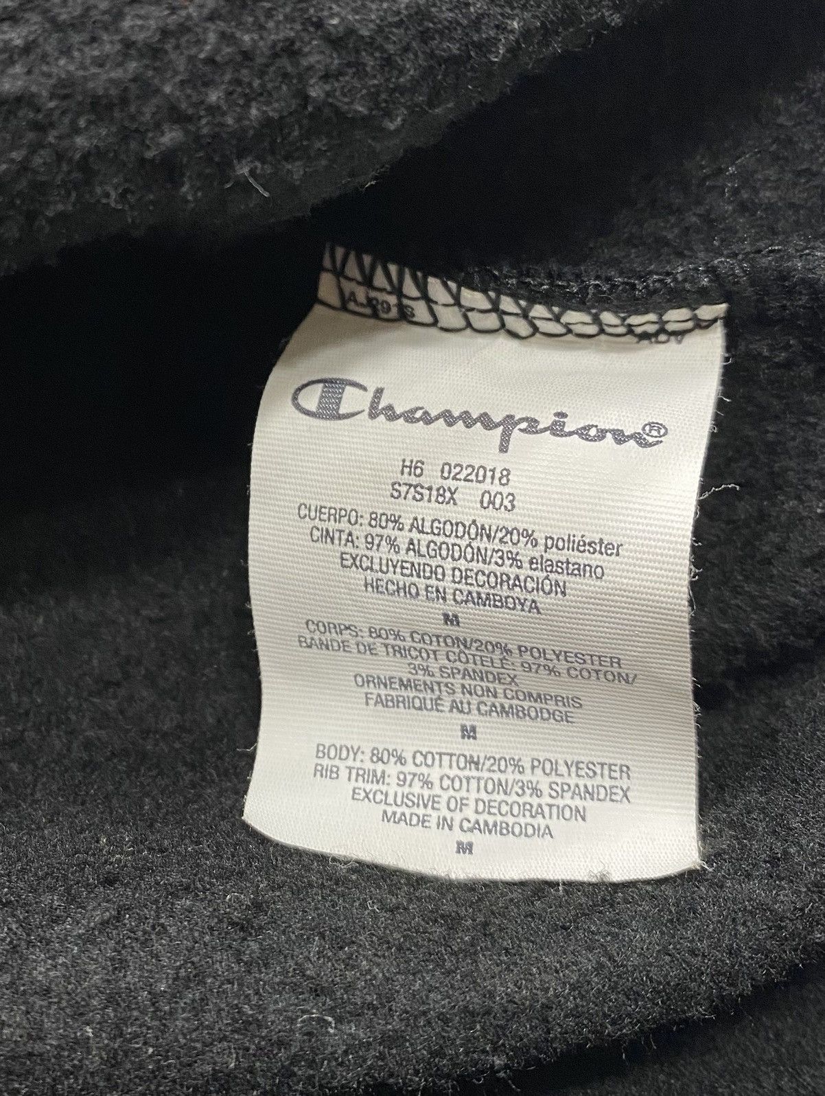 Champion × Supreme Supreme x Champion Stay In School Crewneck Black (SS18) Size US M / EU 48-50 / 2 - 5 Thumbnail