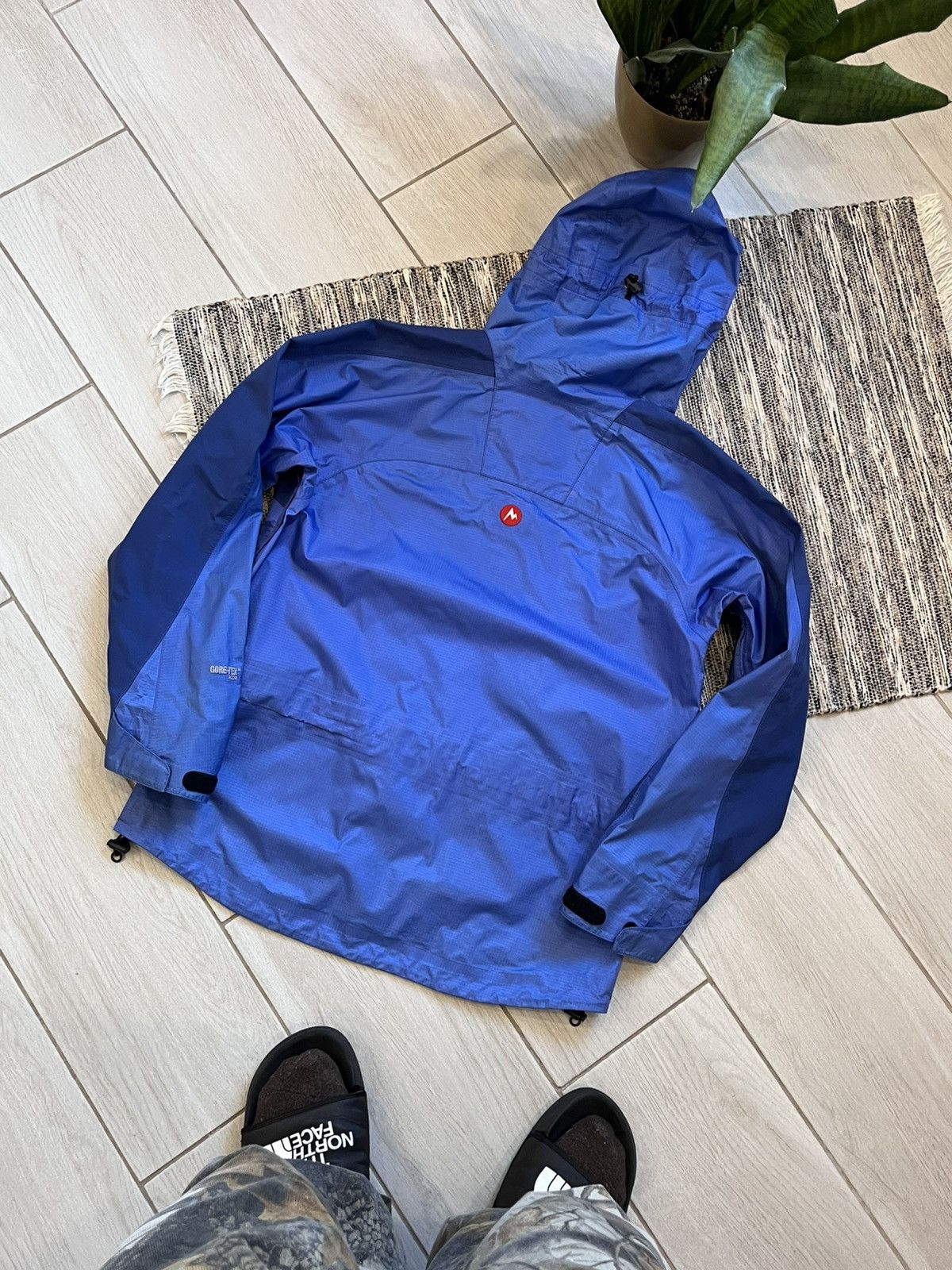 Marmot × Vintage Vintage Marmot GoreTex Jacket windbreaker Waterproof blue Size M / US 6-8 / IT 42-44 - 3 Thumbnail