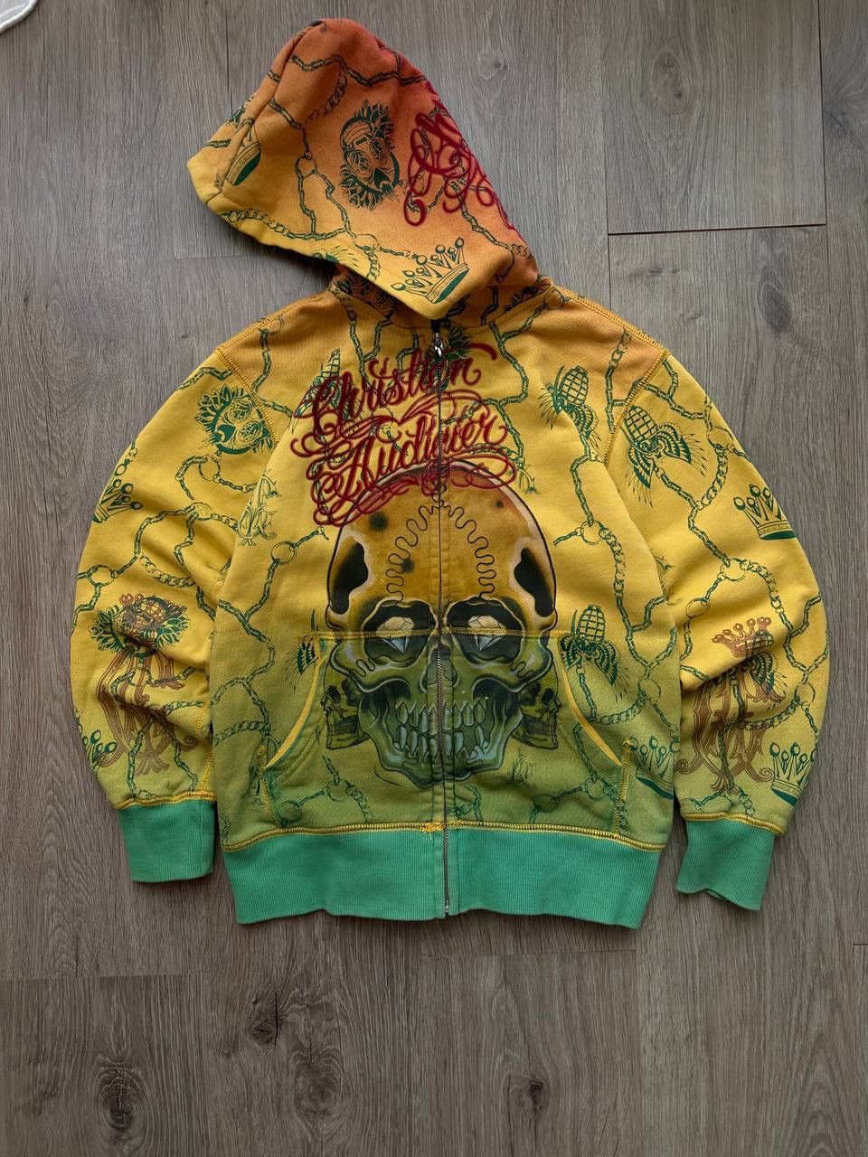 Christian Audigier × Ed Hardy × Vintage Vintage Ed Hardy Christian Audigier Hoodie Size US S / EU 44-46 / 1 - 6 Thumbnail