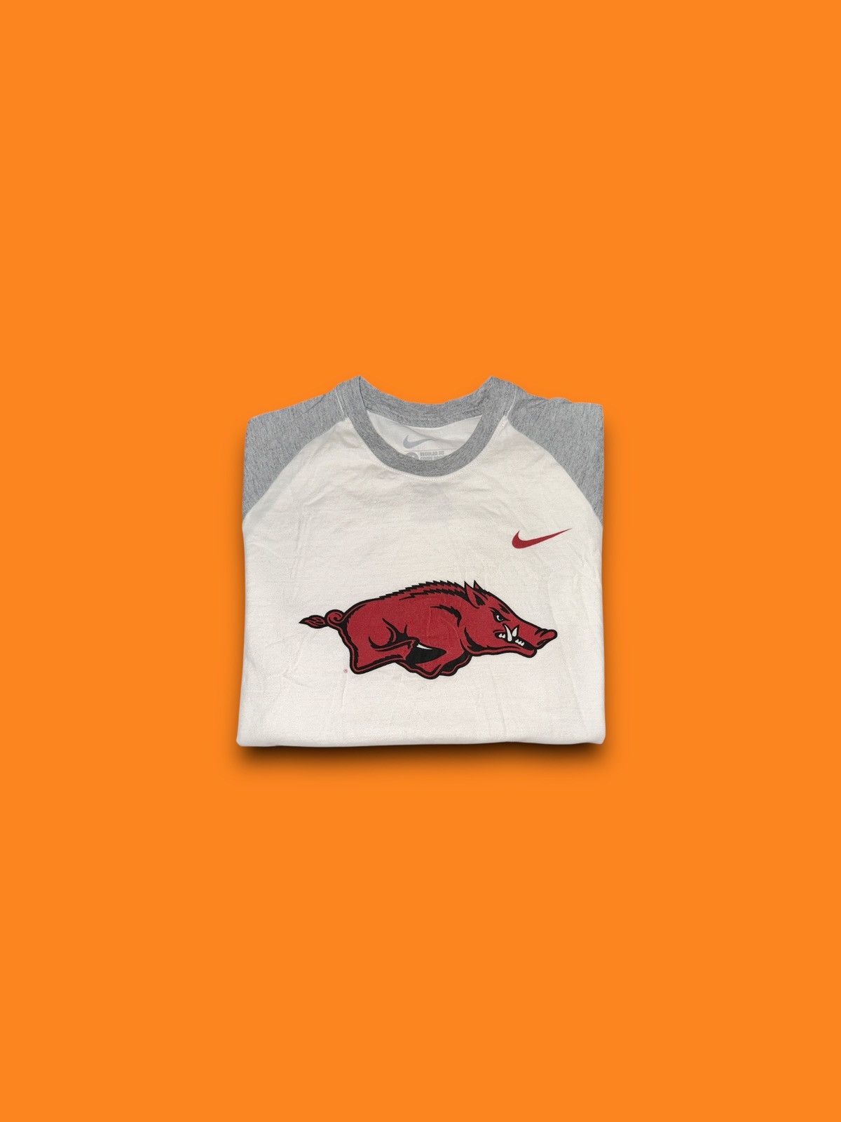 NCAA Arkansas Razorbacks NCAA Nike t-shirt white mens medium Size US M / EU 48-50 / 2 - 1 Thumbnail
