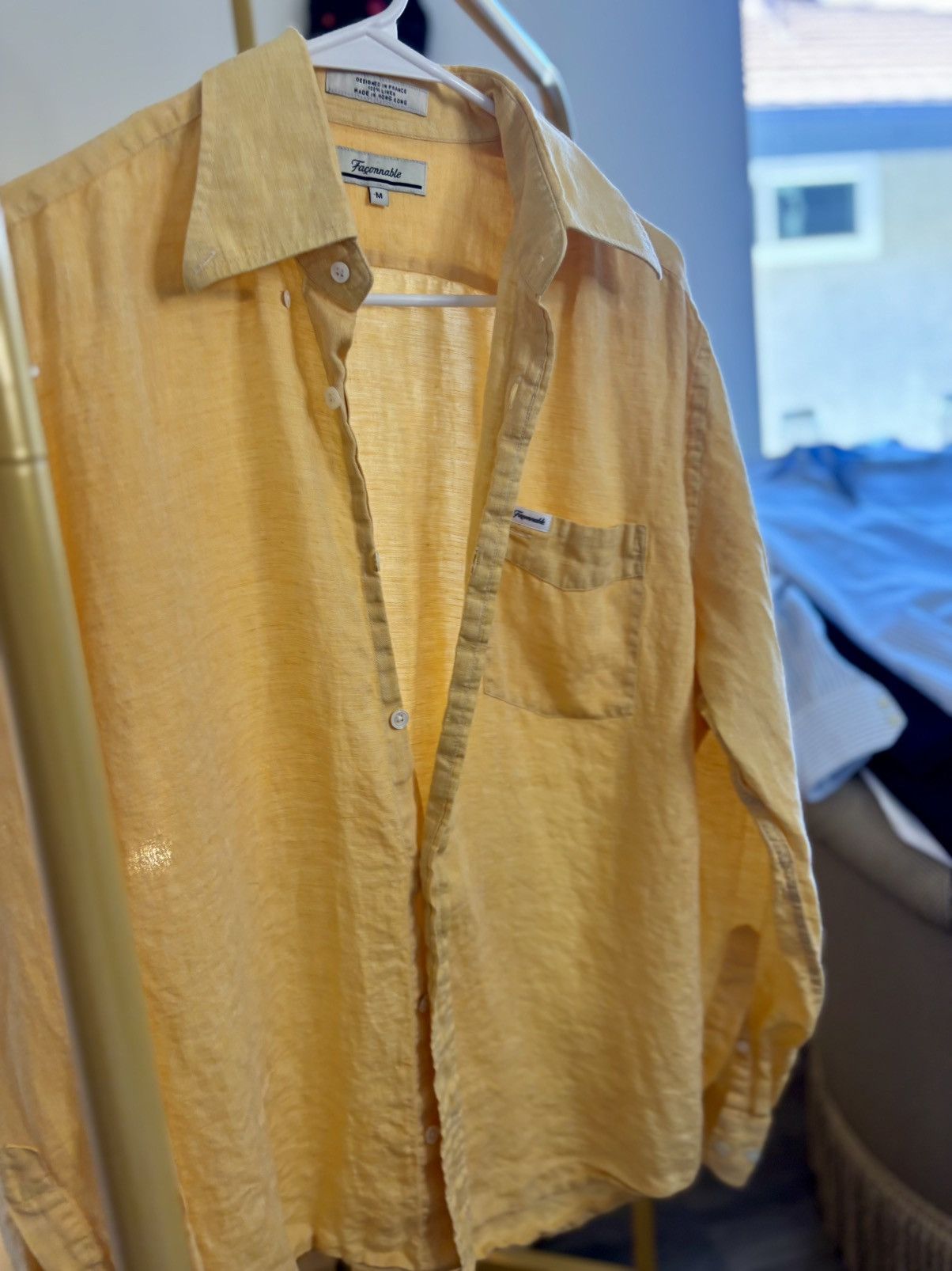 Faconnable Facconable Beachy Button Shirt Size US M / EU 48-50 / 2 - 1 Thumbnail