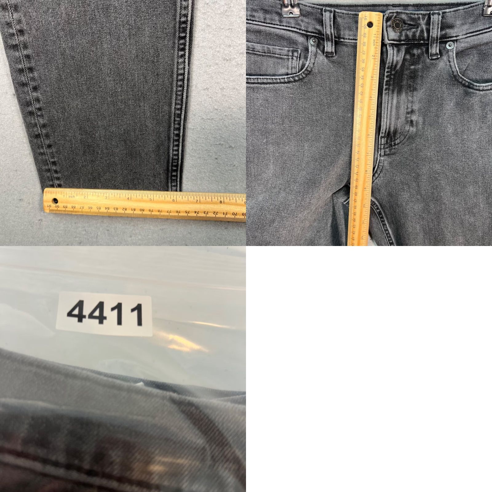 Everlane Everlane Jeans Mens 31x30 Slim Denim Gray Cotton Blend 5-Pocket Tapered Regular Rise Mid Vintage: No Size US 31 - 8 Thumbnail