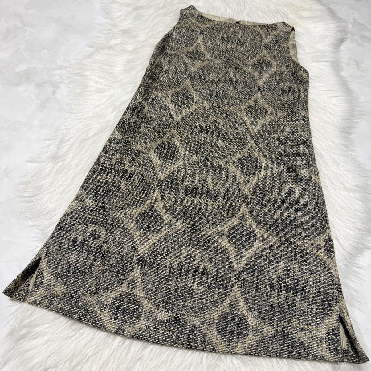 Valentino Genuine Valentino Silk-blend Tweed Sleeveless Dress 38 Size XS / US 0-2 / IT 36-38 - 8 Thumbnail
