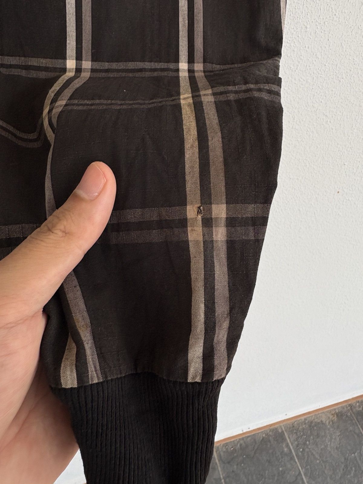 Beams Plus Beams Checkered Box Baggy Sweatshirts Trashed Distressed Size US L / EU 52-54 / 3 - 8 Thumbnail