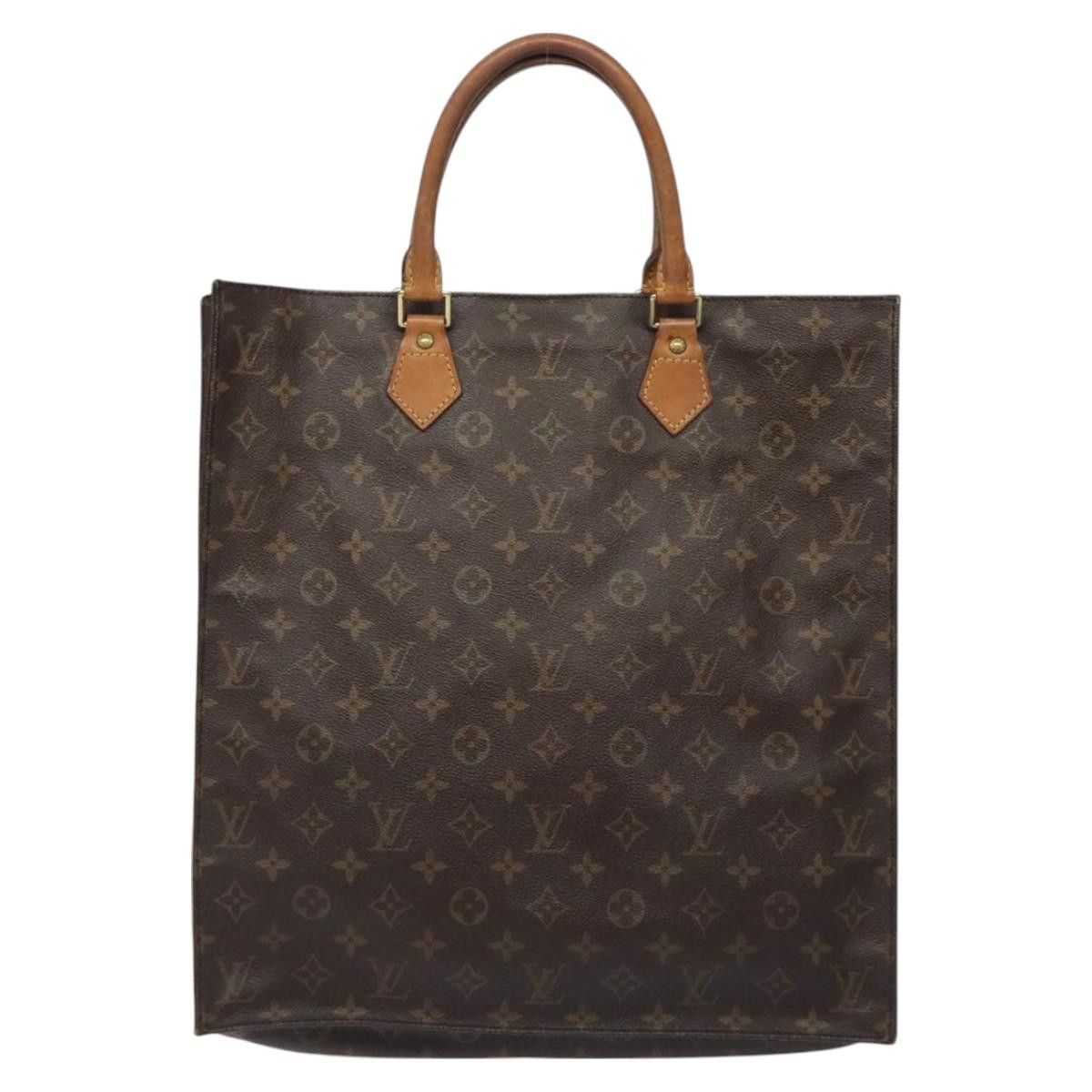 Louis Vuitton LOUIS VUITTON Monogram Sac Plat Hand Bag M51140 Size ONE SIZE - 2 Thumbnail