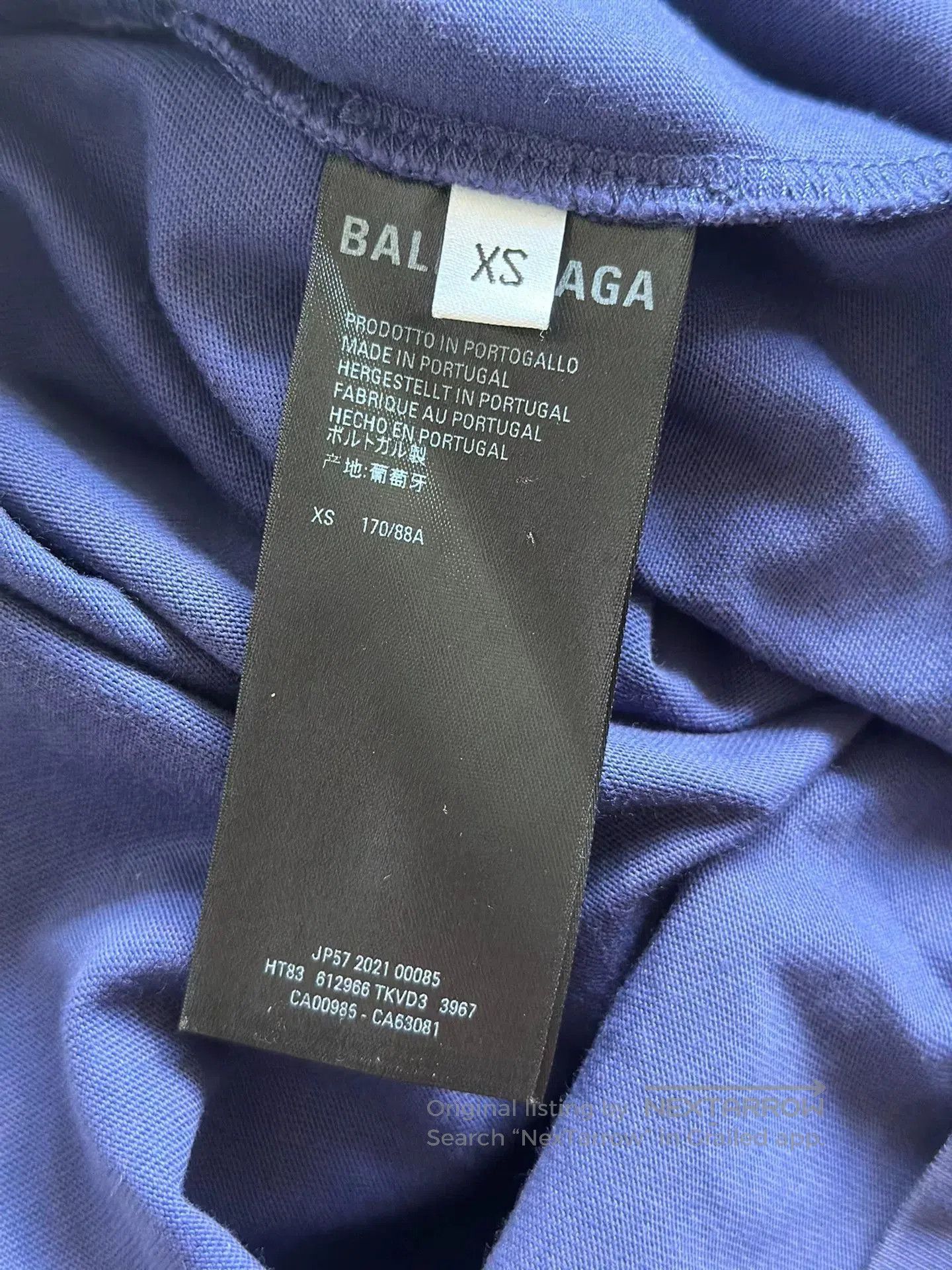 Balenciaga Balenciaga FREE Print Short Sleeve Tee. Size US S / EU 44-46 / 1 - 2 Thumbnail