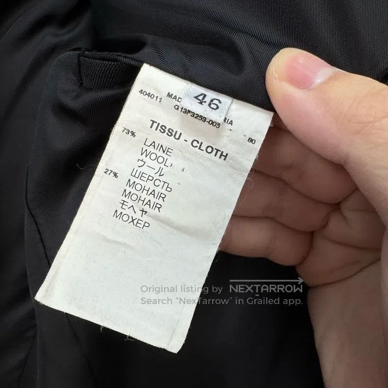 Givenchy Givenchy Zipper Splicing suit jacket Size US M / EU 48-50 / 2 - 6 Thumbnail