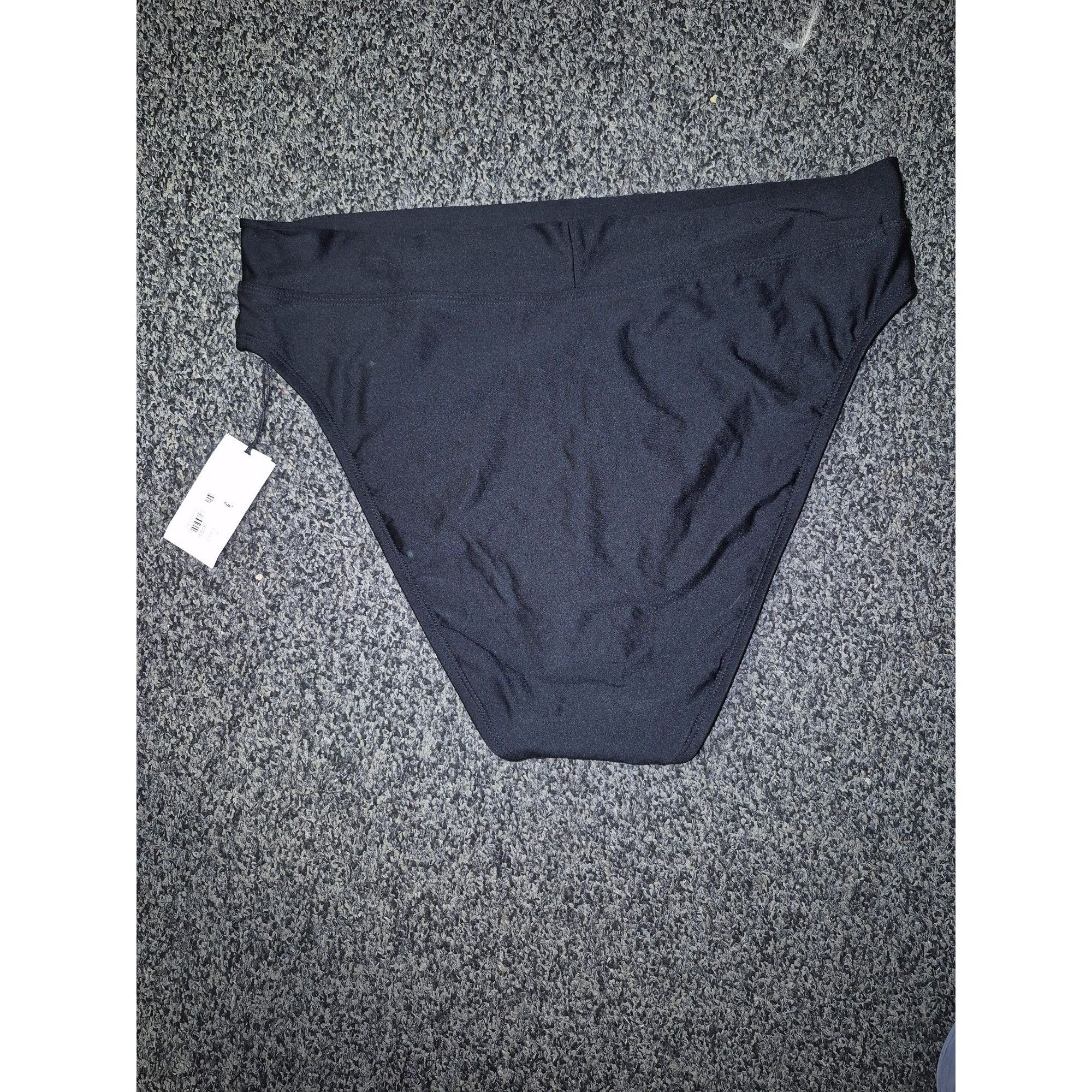 Other Shade & Shore Black Low Coverage Cheeky Bikini Bottoms Nylon Size ONE SIZE - 6 Thumbnail