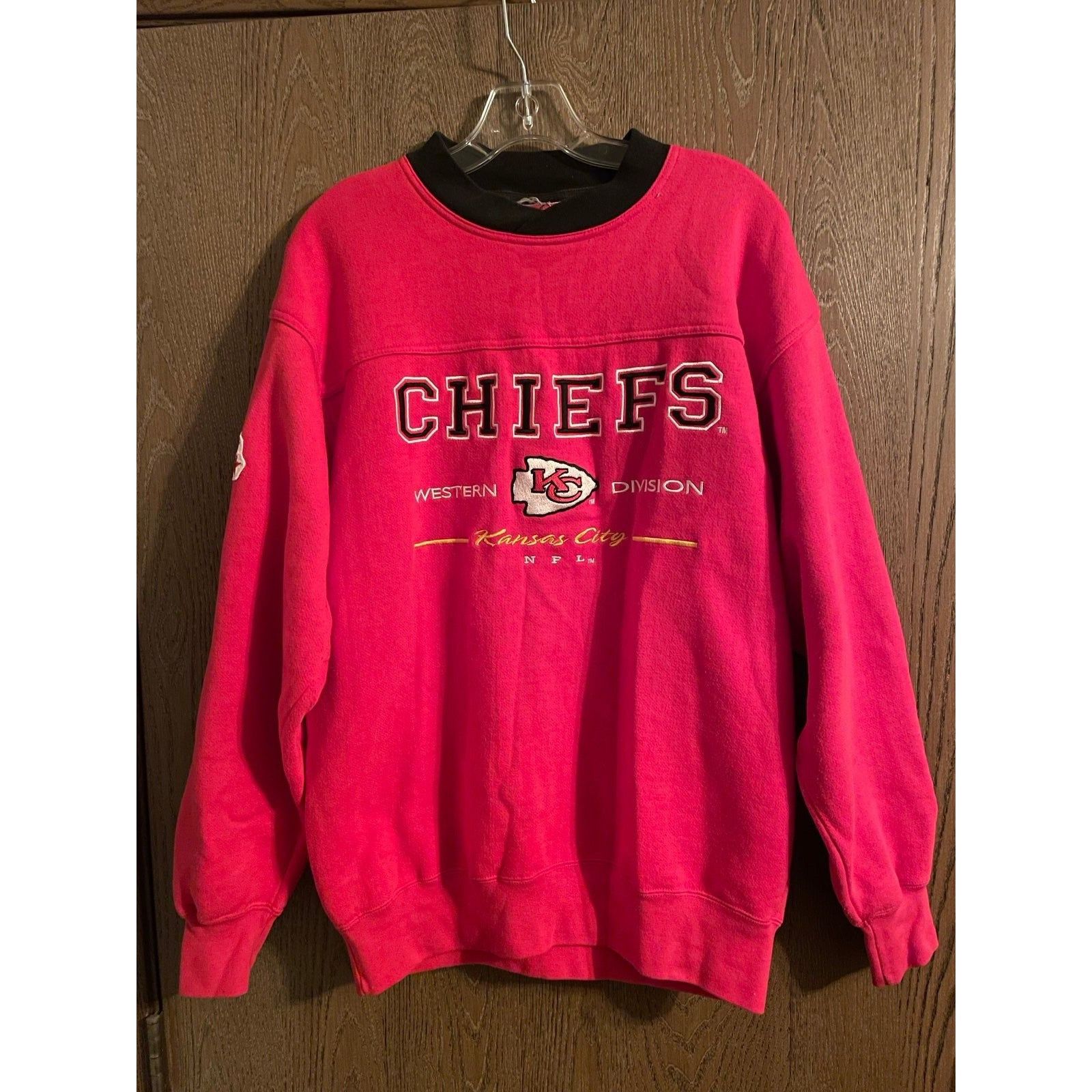 Vintage KC Chiefs Lee Sports Sweater Mens XXL Kansas City Chiefs