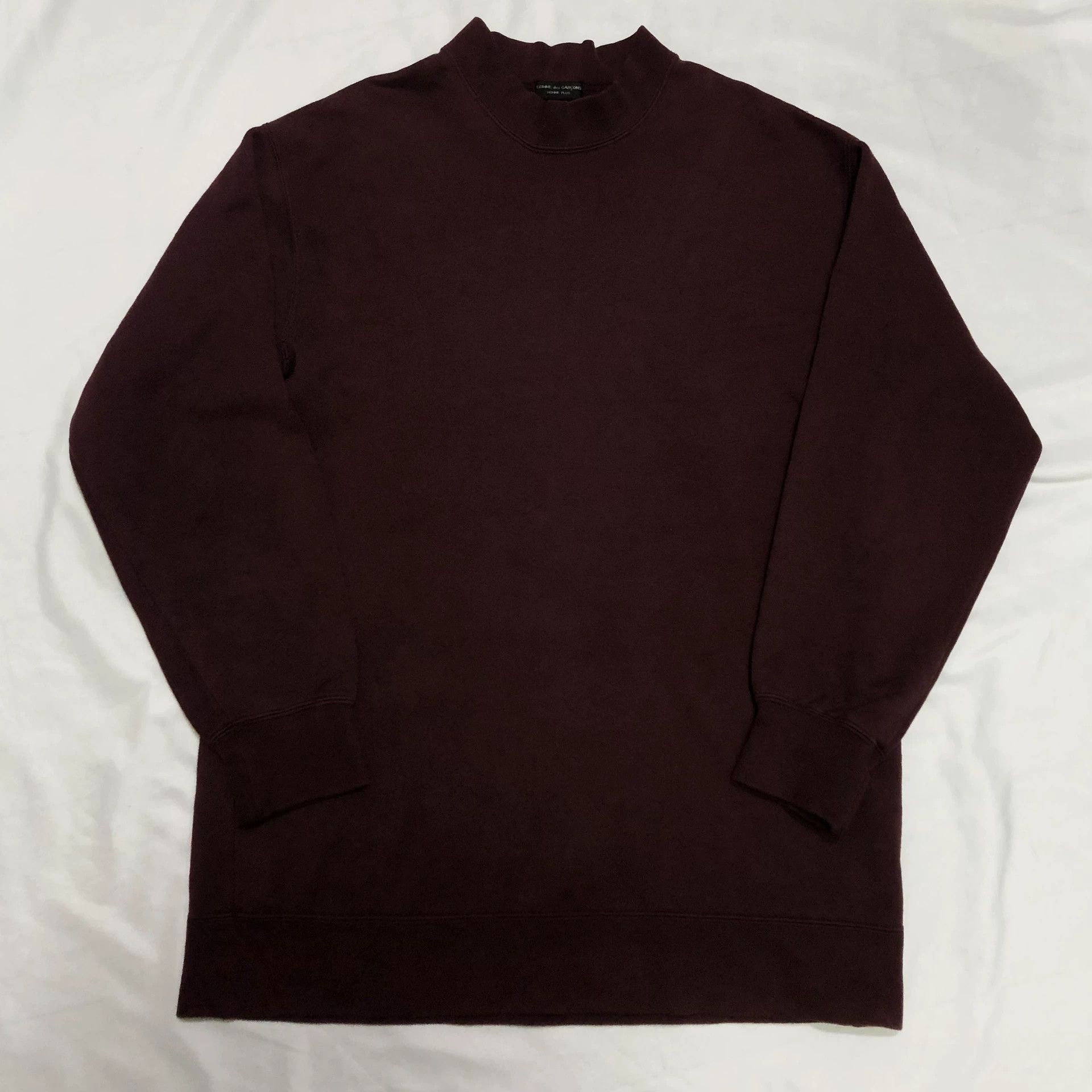 Comme des Garcons Comme des Garcons 89AW Wine Red Sweatshirt Size US M / EU 48-50 / 2 - 1 Thumbnail