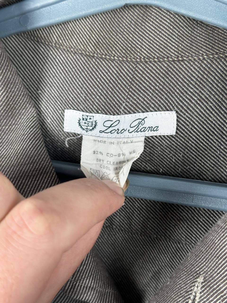 Loro Piana Vintage Loro Piana Cashmere Cotton Shirt Long Sleeve Size XL Size US XL / EU 56 / 4 - 7 Thumbnail