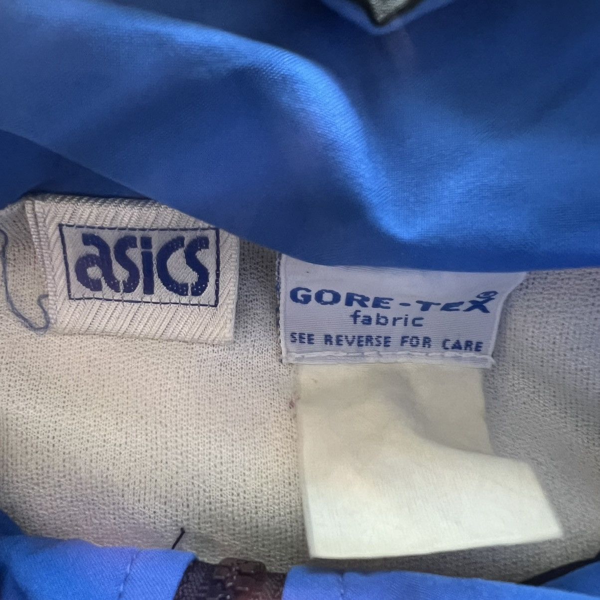 Asics Vintage 90s ASICS Gore Tex Zip Windbreaker Jacket Retro L Size US L / EU 52-54 / 3 - 6 Thumbnail