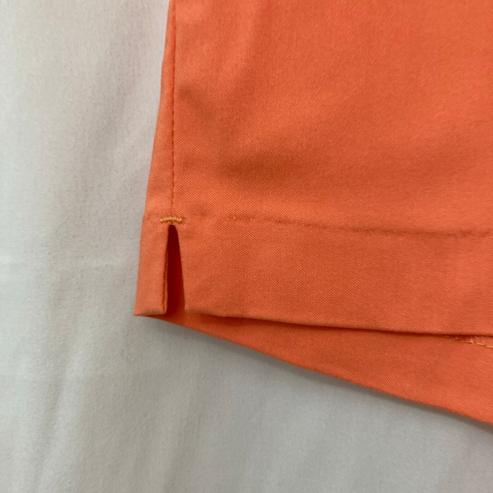 Other Verve Blues Salmon Pink Orange Pull On Button Bermuda Shorts Size 30" / US 8 / IT 44 - 2 Thumbnail