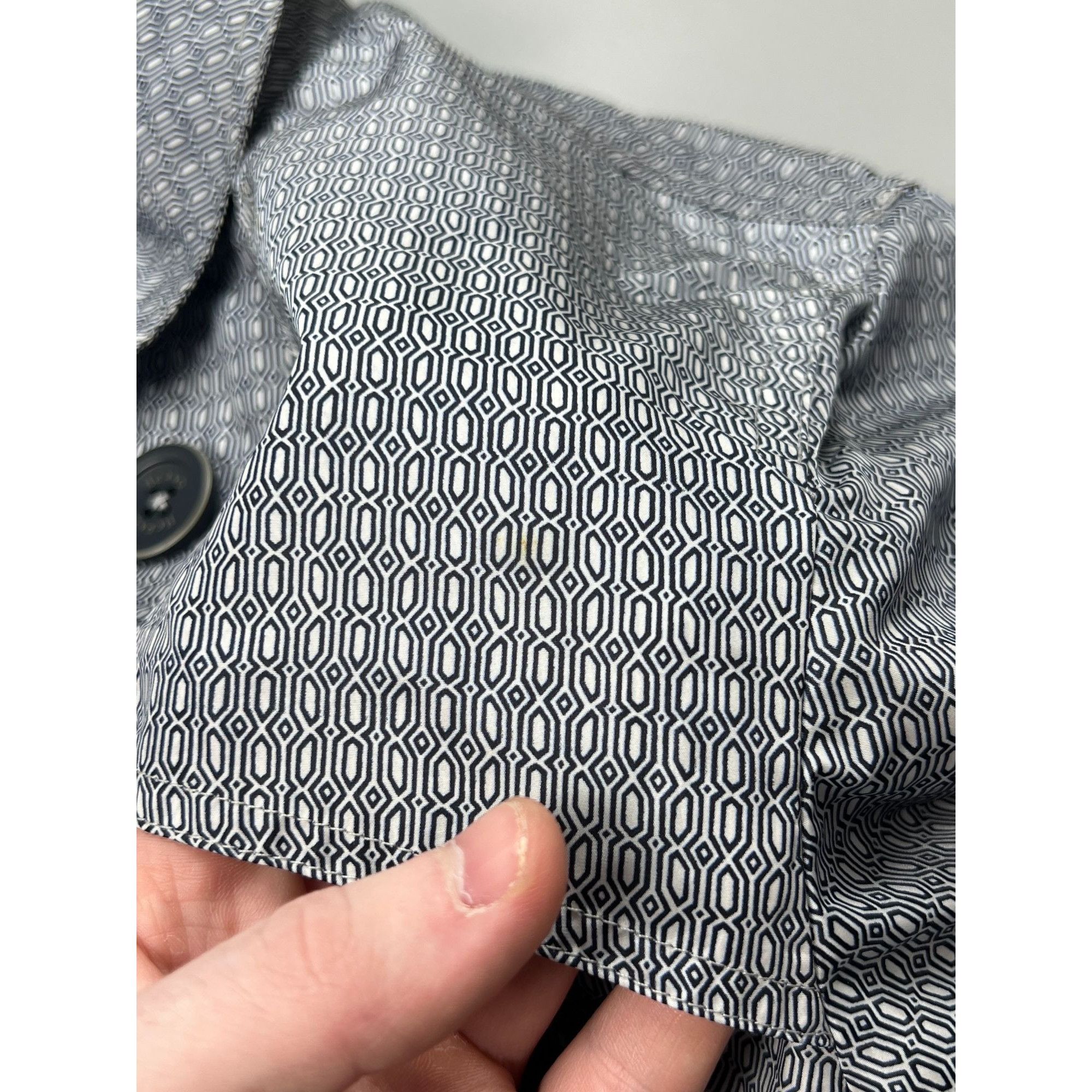 Herno Herno Patterned Nylon Trench Coat (Y0720) Size US S / EU 44-46 / 1 - 13 Thumbnail