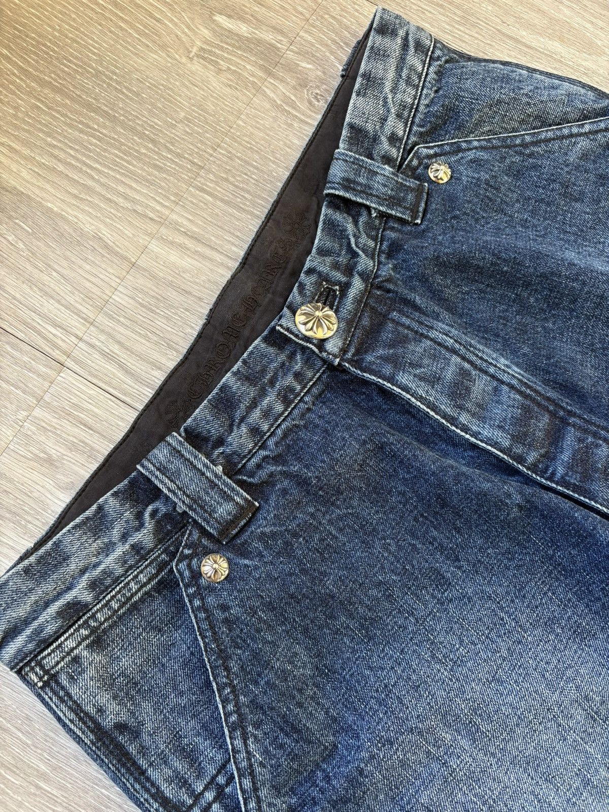 Chrome Hearts Chrome Hearts Blue Turbo Carpenters Size US 32 / EU 48 - 6 Thumbnail