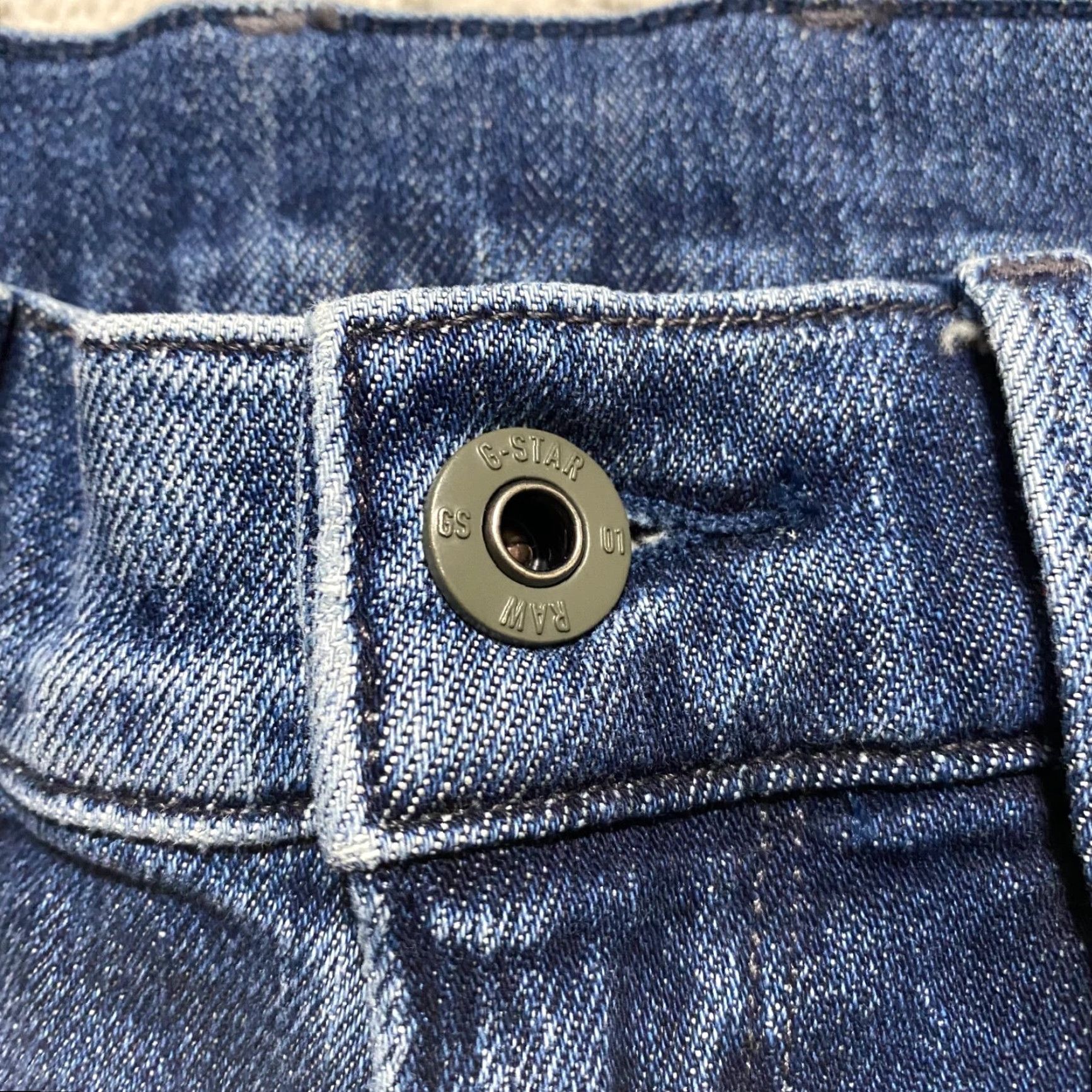 G-Star G-Star Jeans Women Regular Jeans High Rise Janeh Dark Wash Blue Denim Mom Ankle Size 25 Womens Size 42" / US 20 - 6 Thumbnail