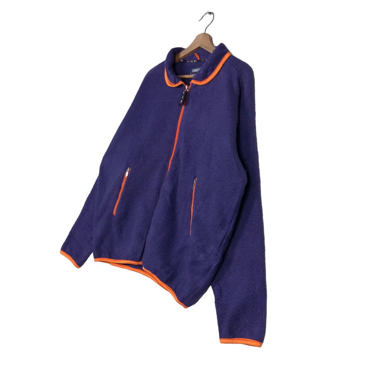Japanese Brand 🔥Vintage Yamaha Fleece Zipper Jacket Racing Size US M / EU 48-50 / 2 - 2 Thumbnail