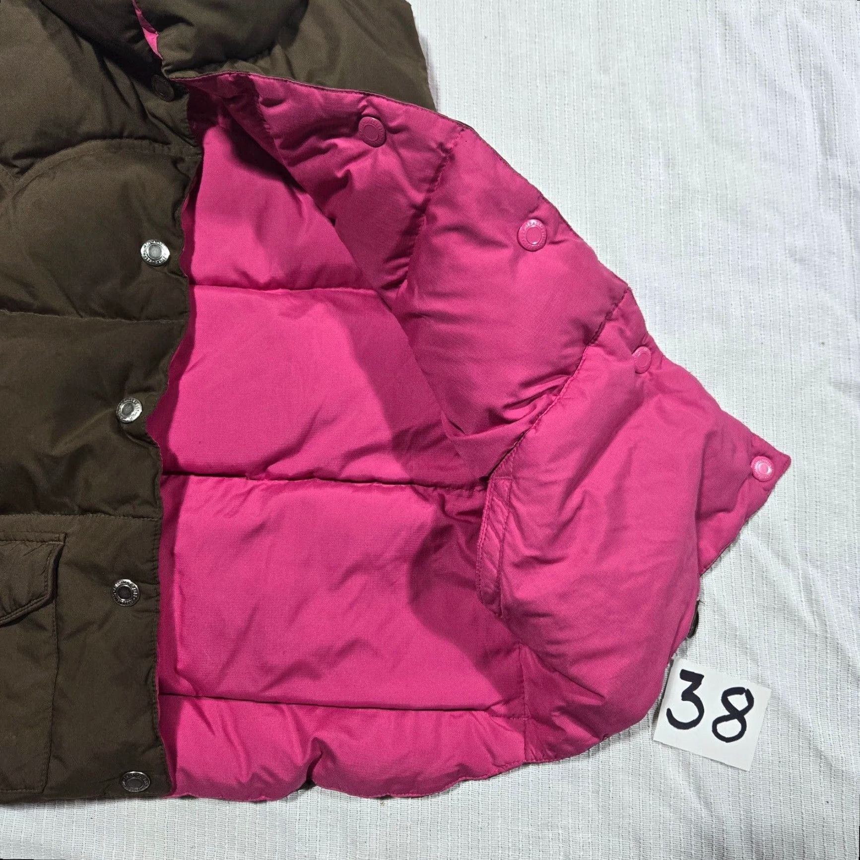 American Eagle Outfitters American Eagle Outfitters Vest Womens Medium Brown Full Zip Mock Neck Pockets Casual Softshell Size M / US 6-8 / IT 42-44 - 2 Thumbnail